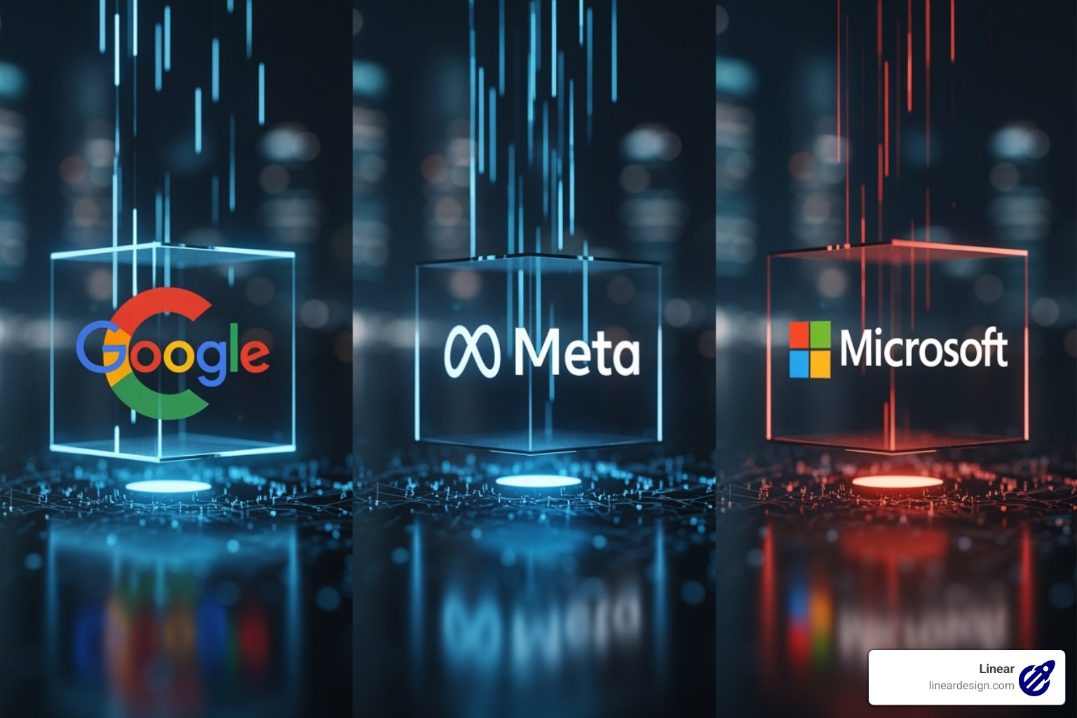 Various PPC platform logos (Google, Meta, Microsoft) - what is a ppc manager