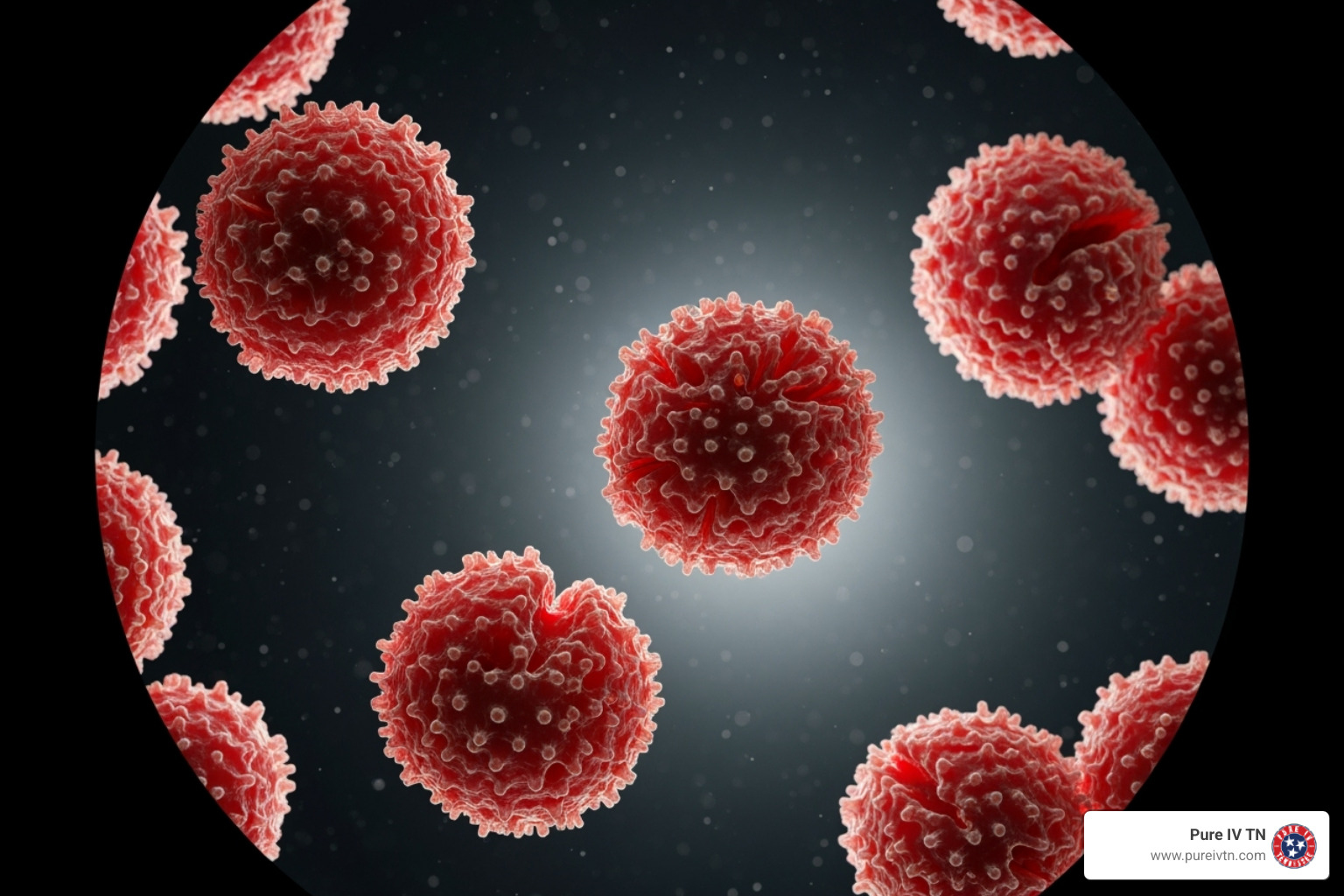 Hypertonic solution's effect on red blood cells - intravenous solutions