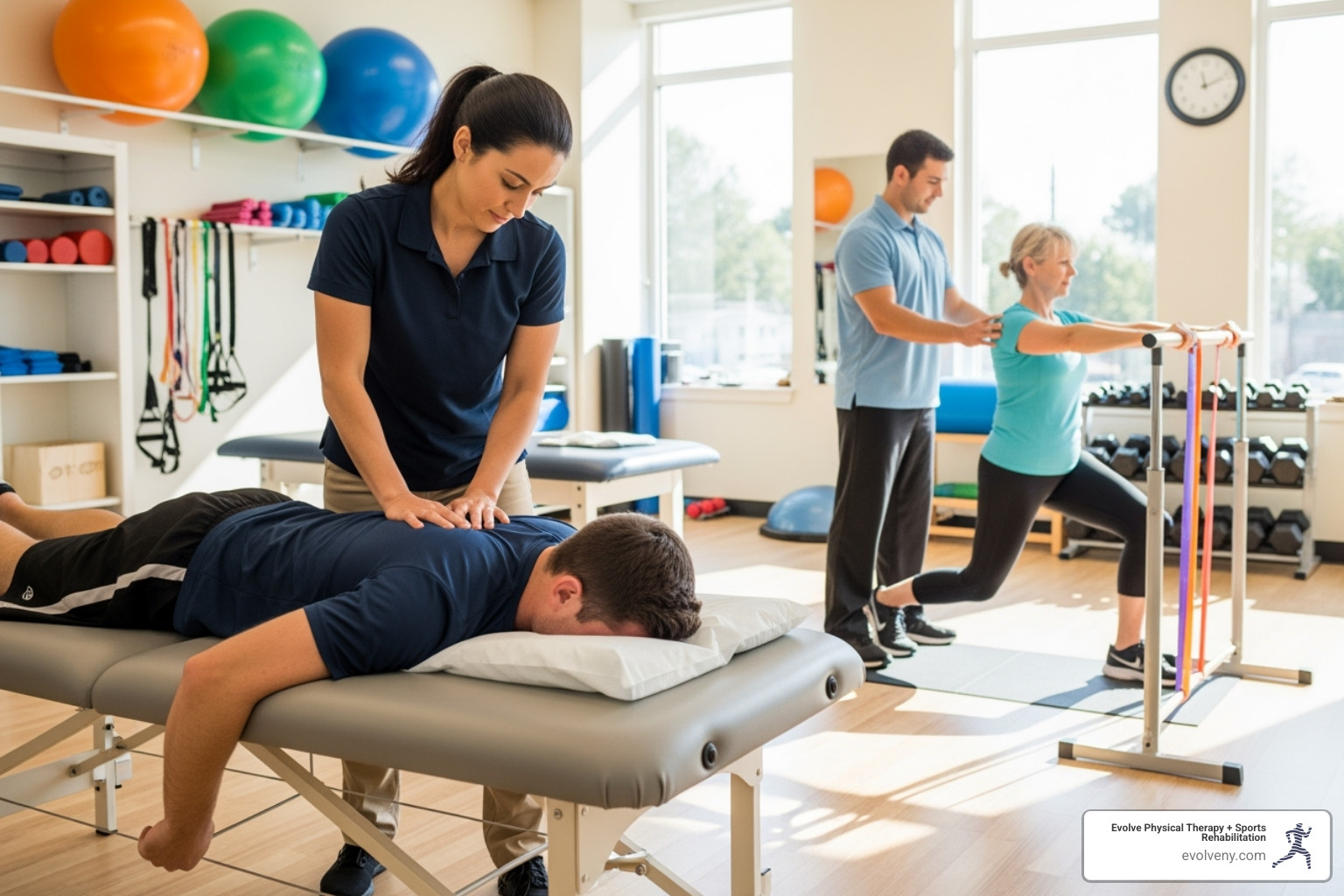 various physical therapy techniques like manual therapy and therapeutic exercise - Brooklyn physical therapists