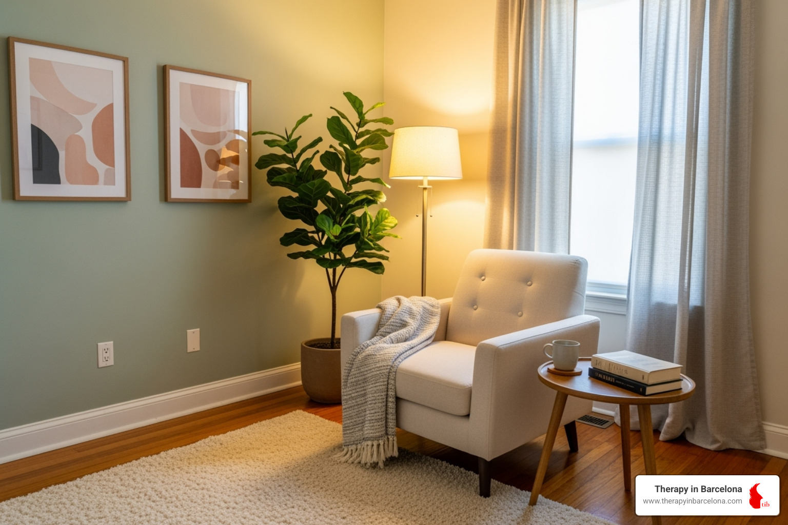 Comfortable, private therapy room - psychologist madrid english Comfortable, private therapy room - psychologist madrid english