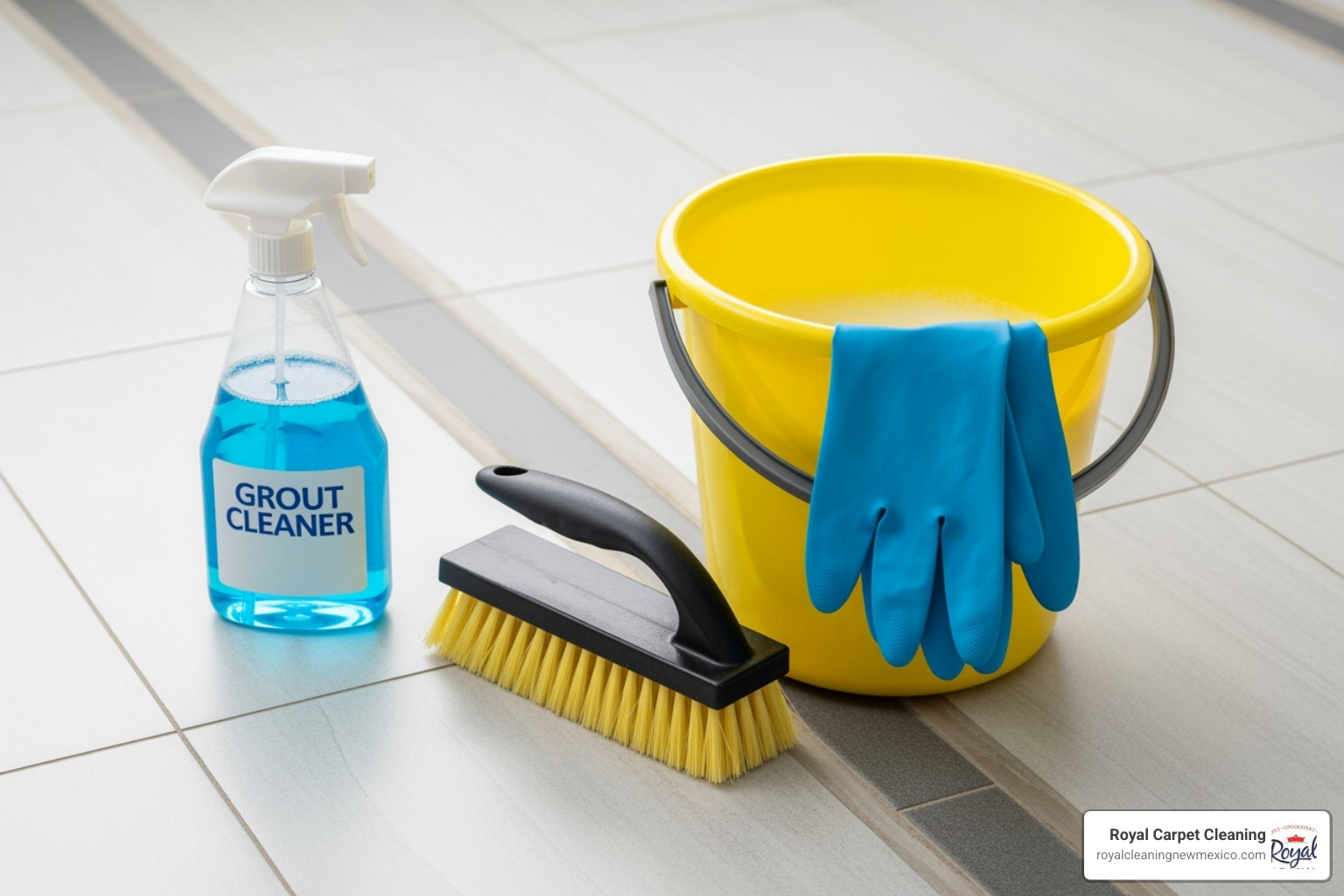 cleaning tools - easy way to clean grout in floor tiles