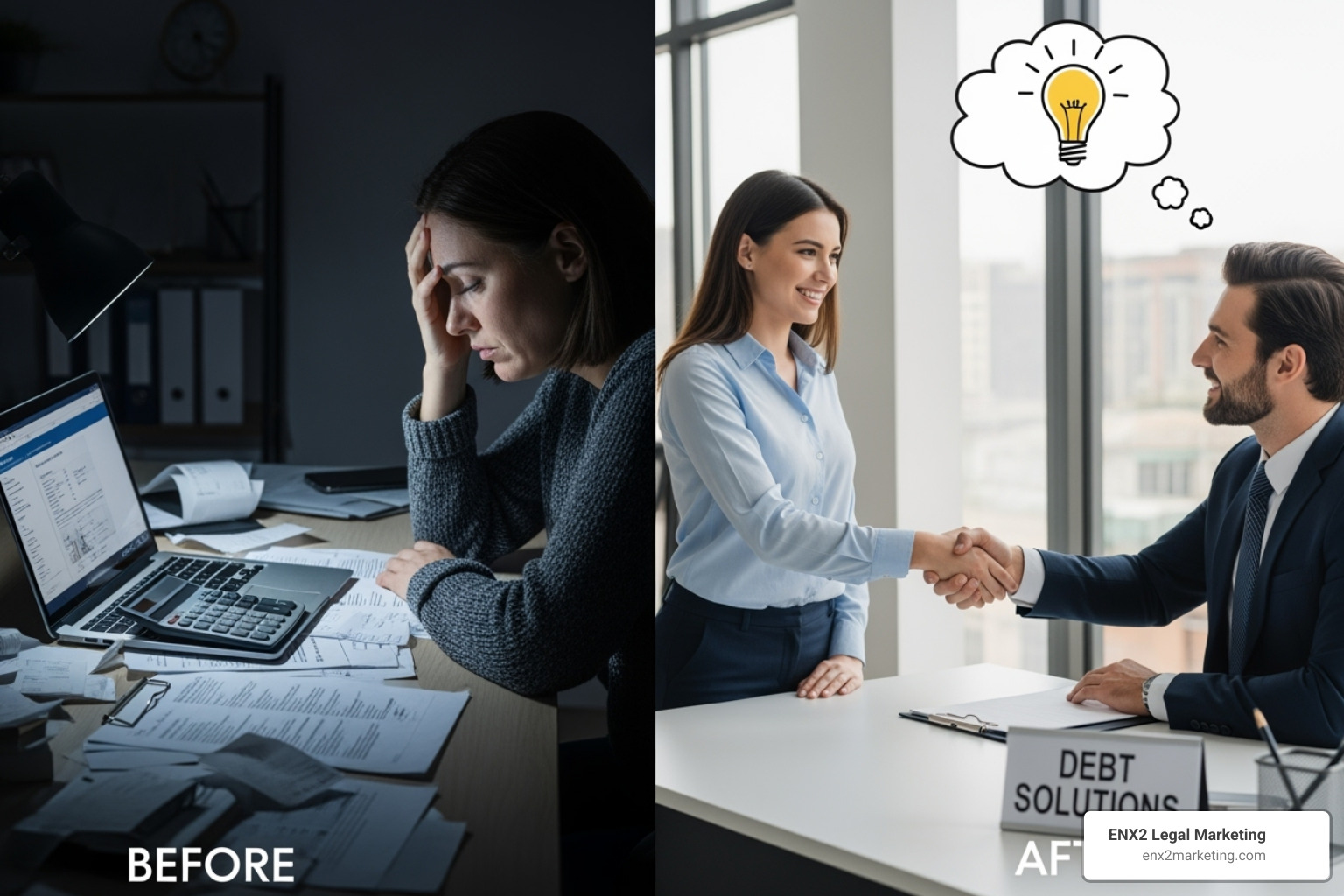 Google search results page showing a well-crafted PPC ad for a bankruptcy lawyer - debt relief agency marketing ideas for bankruptcy attorney Google search results page showing a well-crafted PPC ad for a bankruptcy lawyer - debt relief agency marketing ideas for bankruptcy attorney