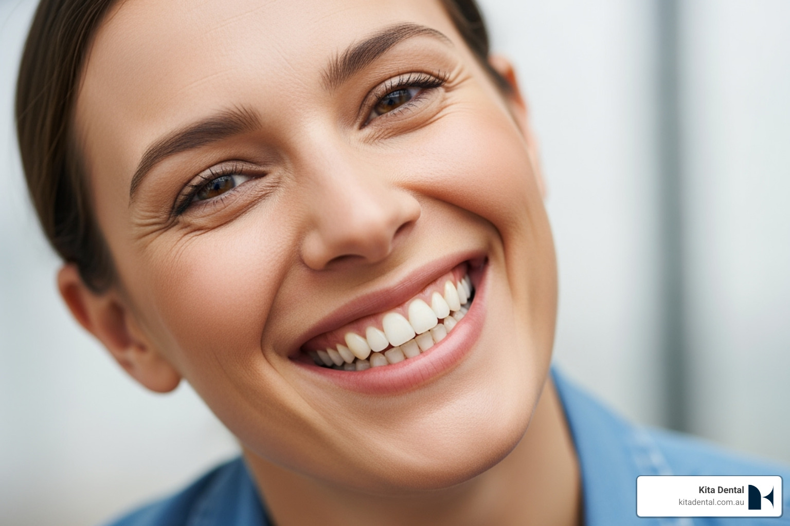 a confident person smiling after dental work - cosmetic dentist sydney a confident person smiling after dental work - cosmetic dentist sydney