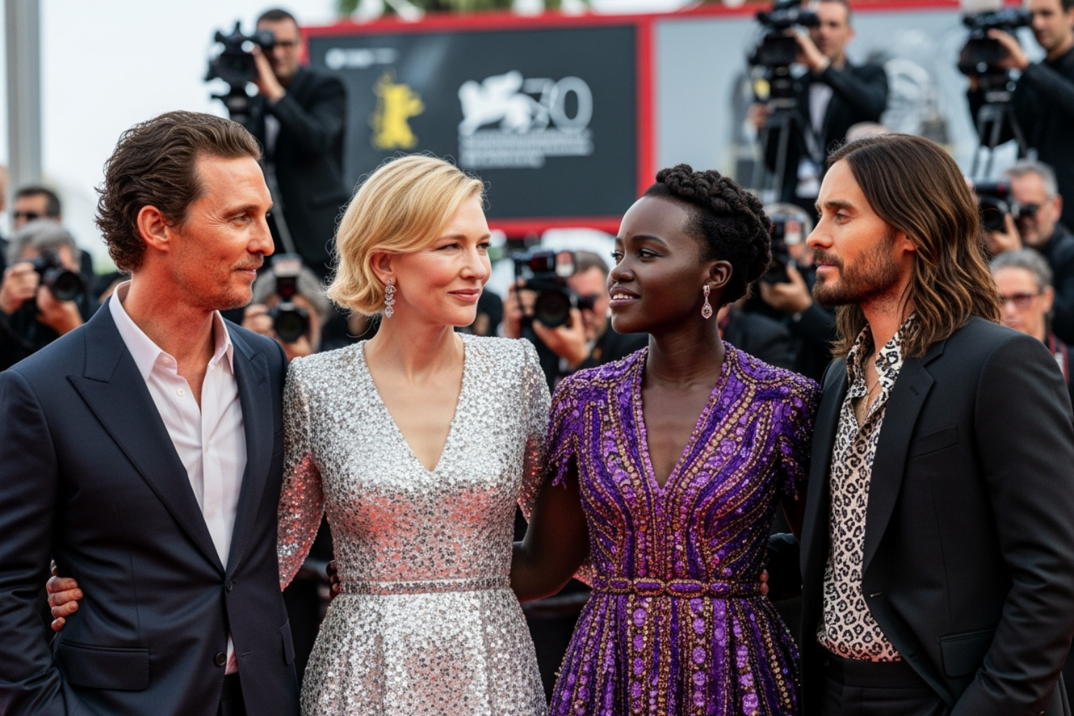 Matthew McConaughey, Cate Blanchett, Lupita Nyong'o, and Jared Leto