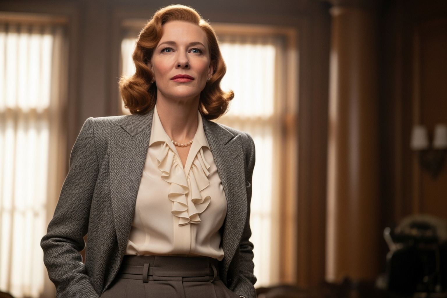 Cate Blanchett as Katharine Hepburn in The Aviator -  cate blanchett