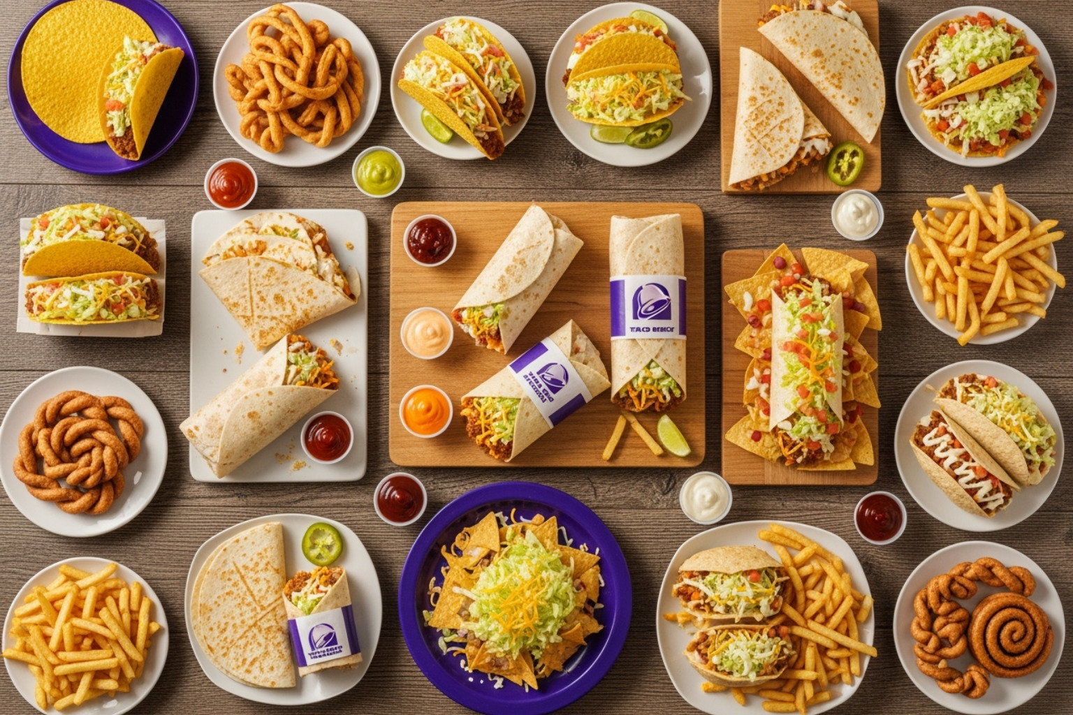 Taco Bell app's customization screen -  taco bell menu