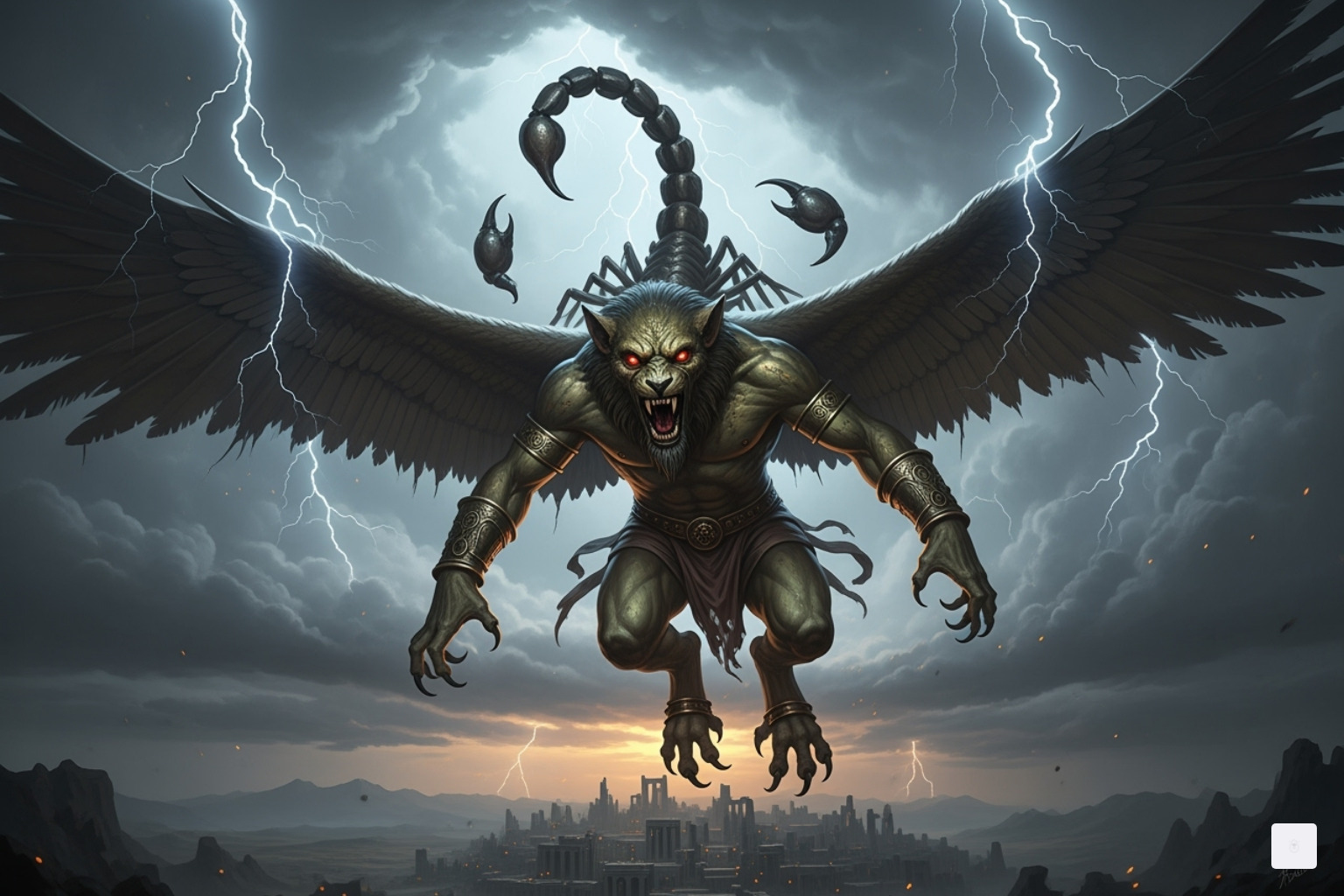 Pazuzu-inspired art in New York City - Pazuzu