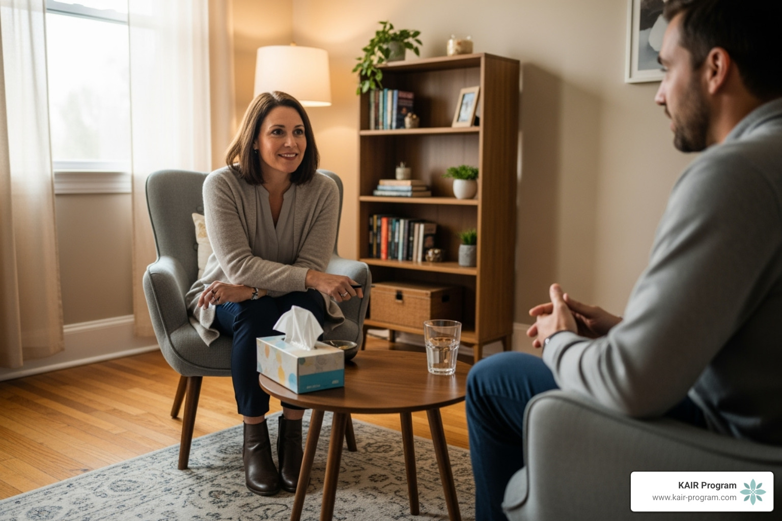 of a compassionate therapy session - therapy for severe depression