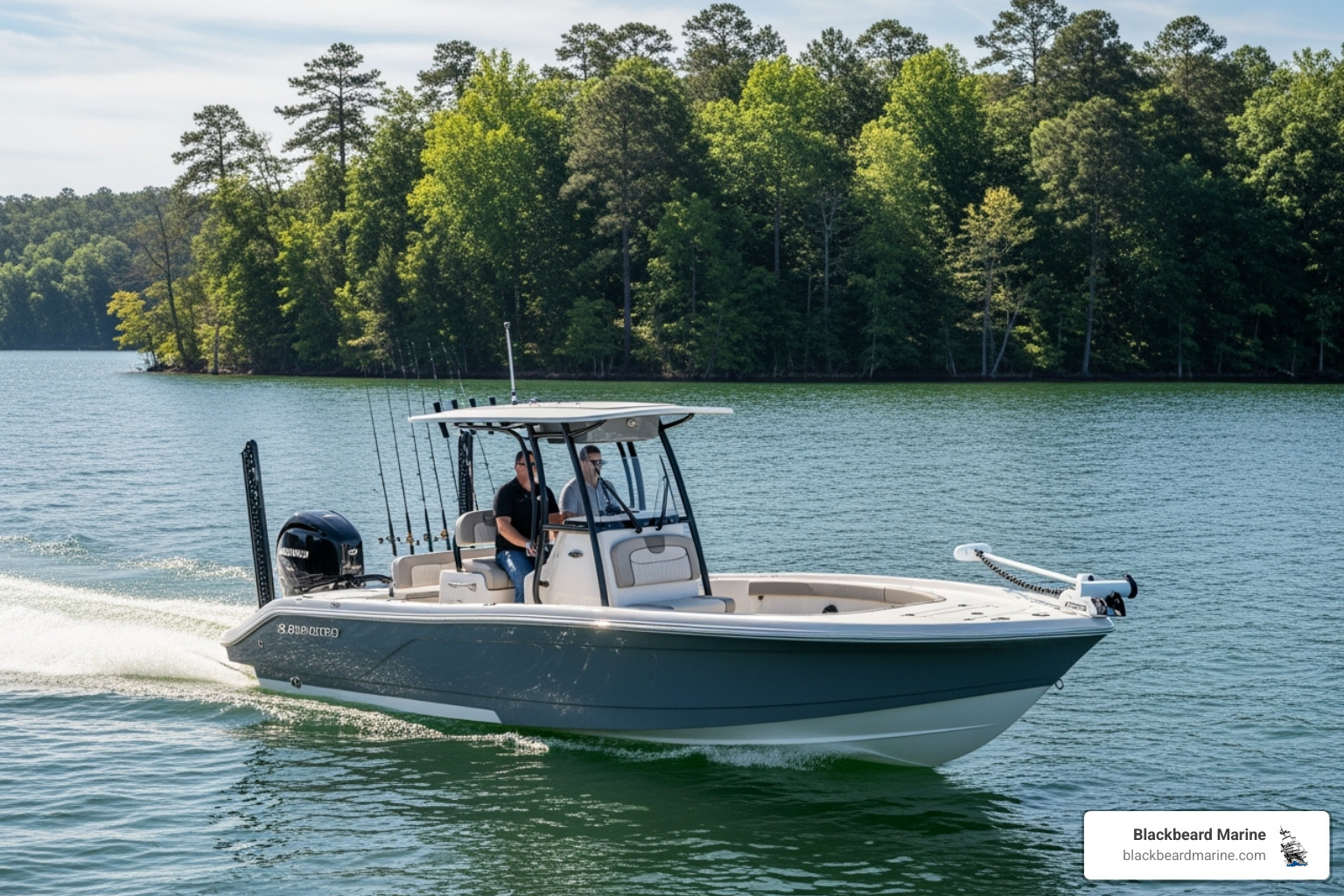 Blazer Bay boat with a center console from Blackbeard Marine's inventory - Fishing Boat Missouri