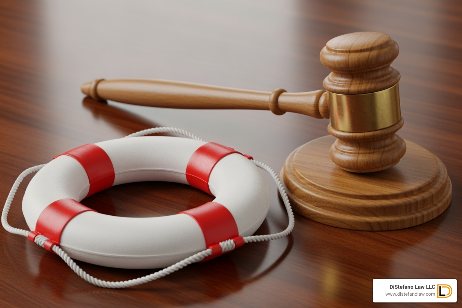 gavel and a life preserver - boat accident attorney fort lauderdale