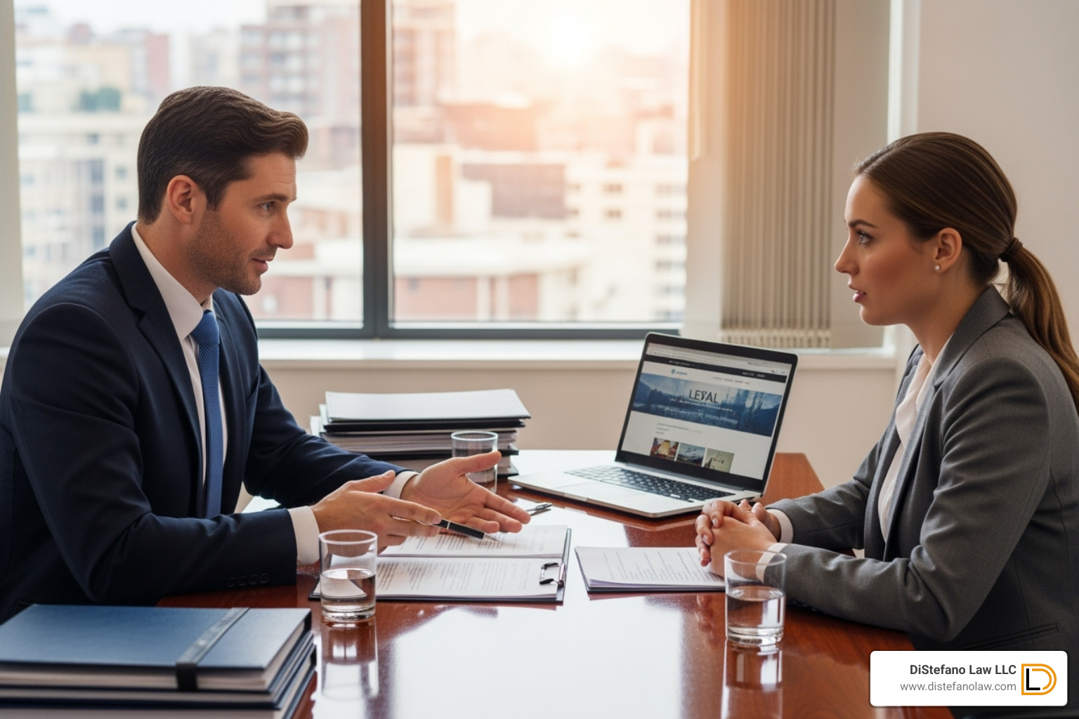 lawyer consulting with a client - boat accident attorney fort lauderdale