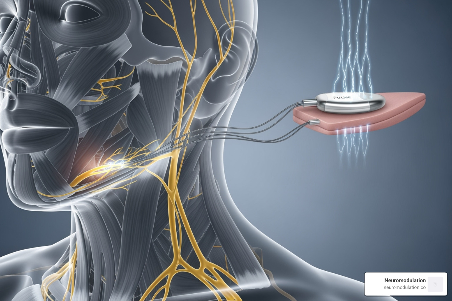 diagram showing the placement of the HNS components in the body - what is hypoglossal nerve stimulation