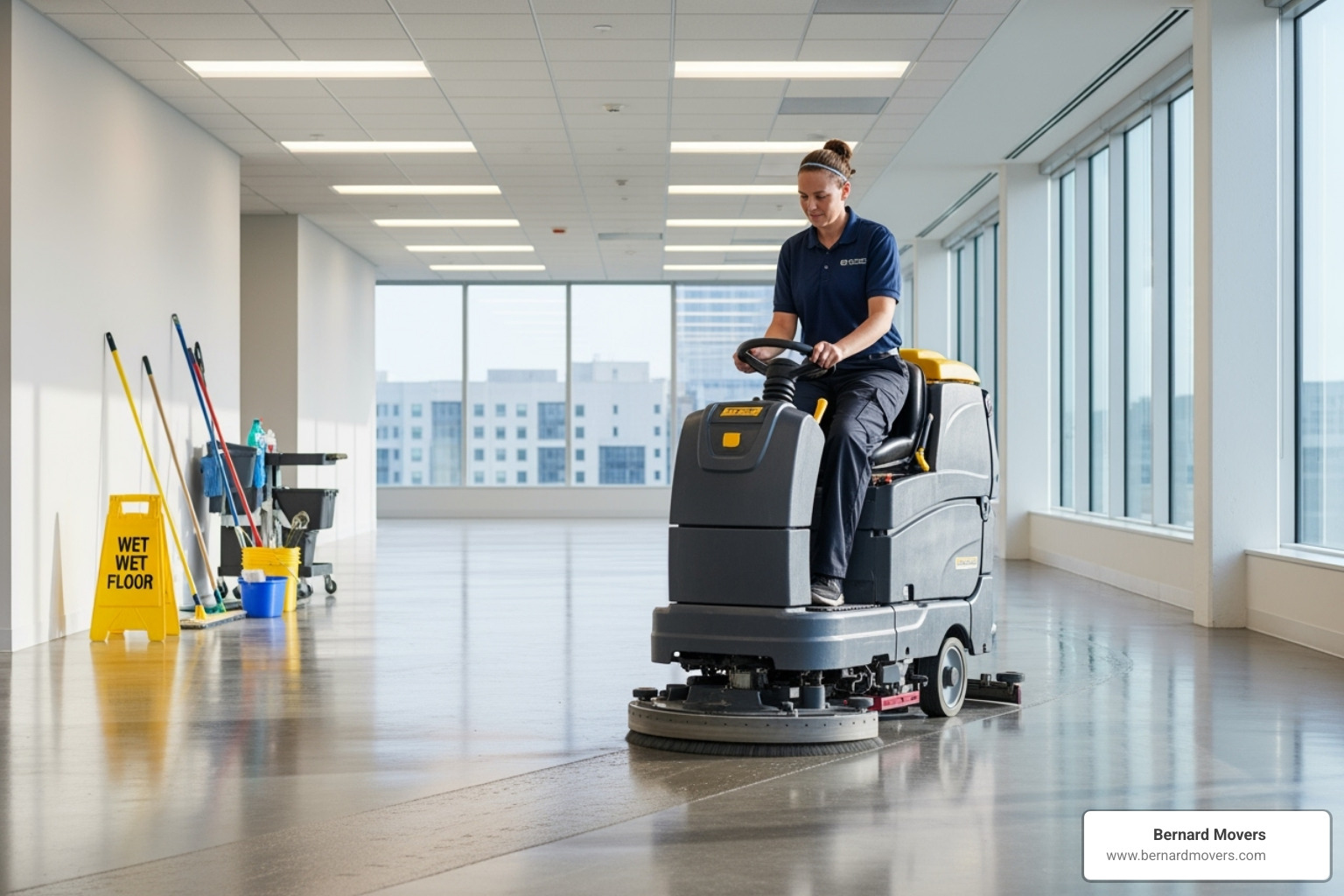 professional cleaner commercial grade equipment - office move out cleaning