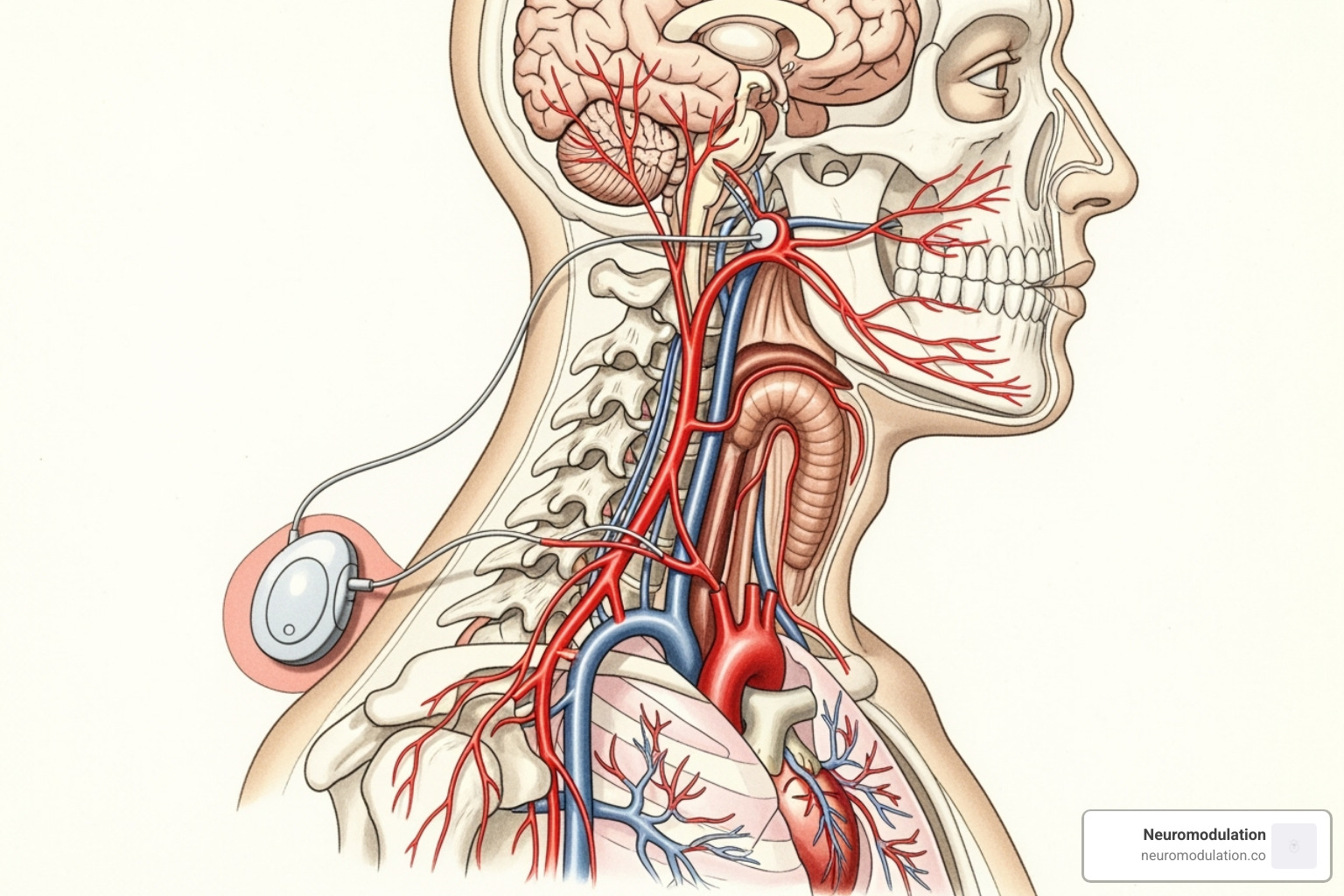 Vagus nerve pathway and VNS device placement - is hypoglossal nerve stimulation part of vagus nerve stimulation
