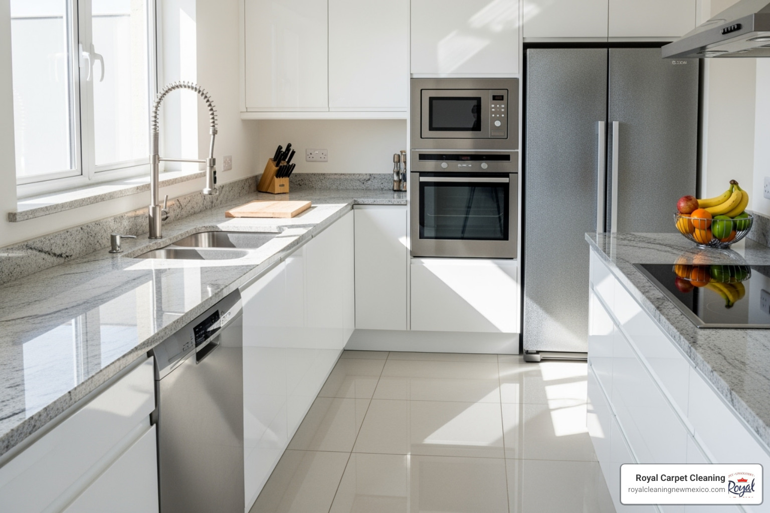 sparkling clean kitchen or bathroom - move out cleaning albuquerque