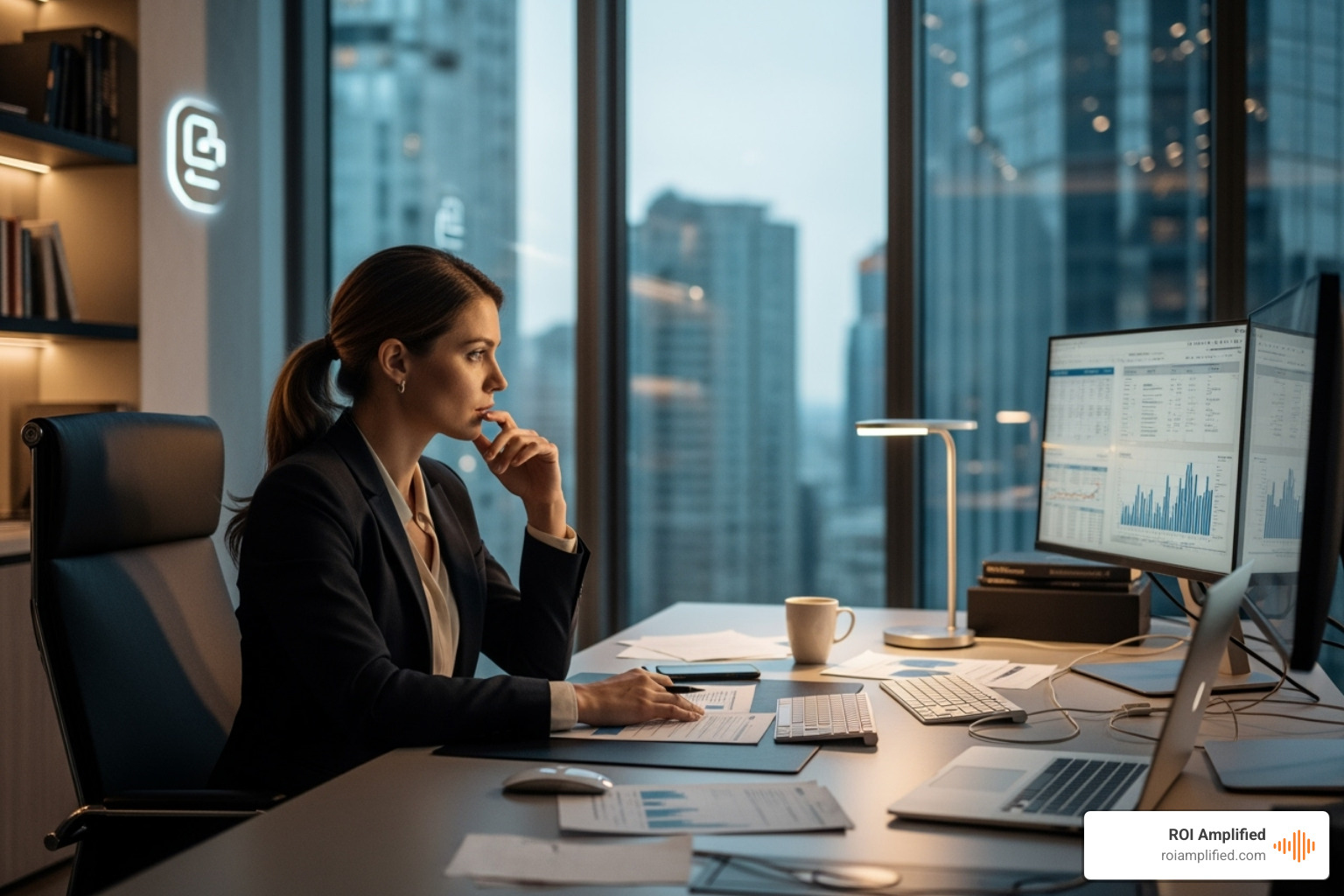 Image of a person reviewing agency case studies on a laptop - seo internet marketing company