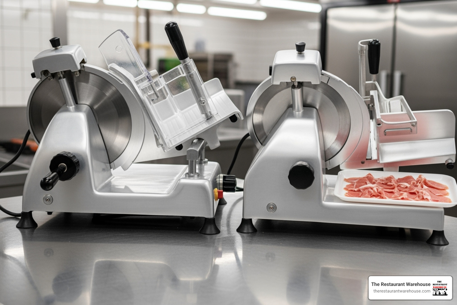 manual and automatic slicer - commercial food slicer