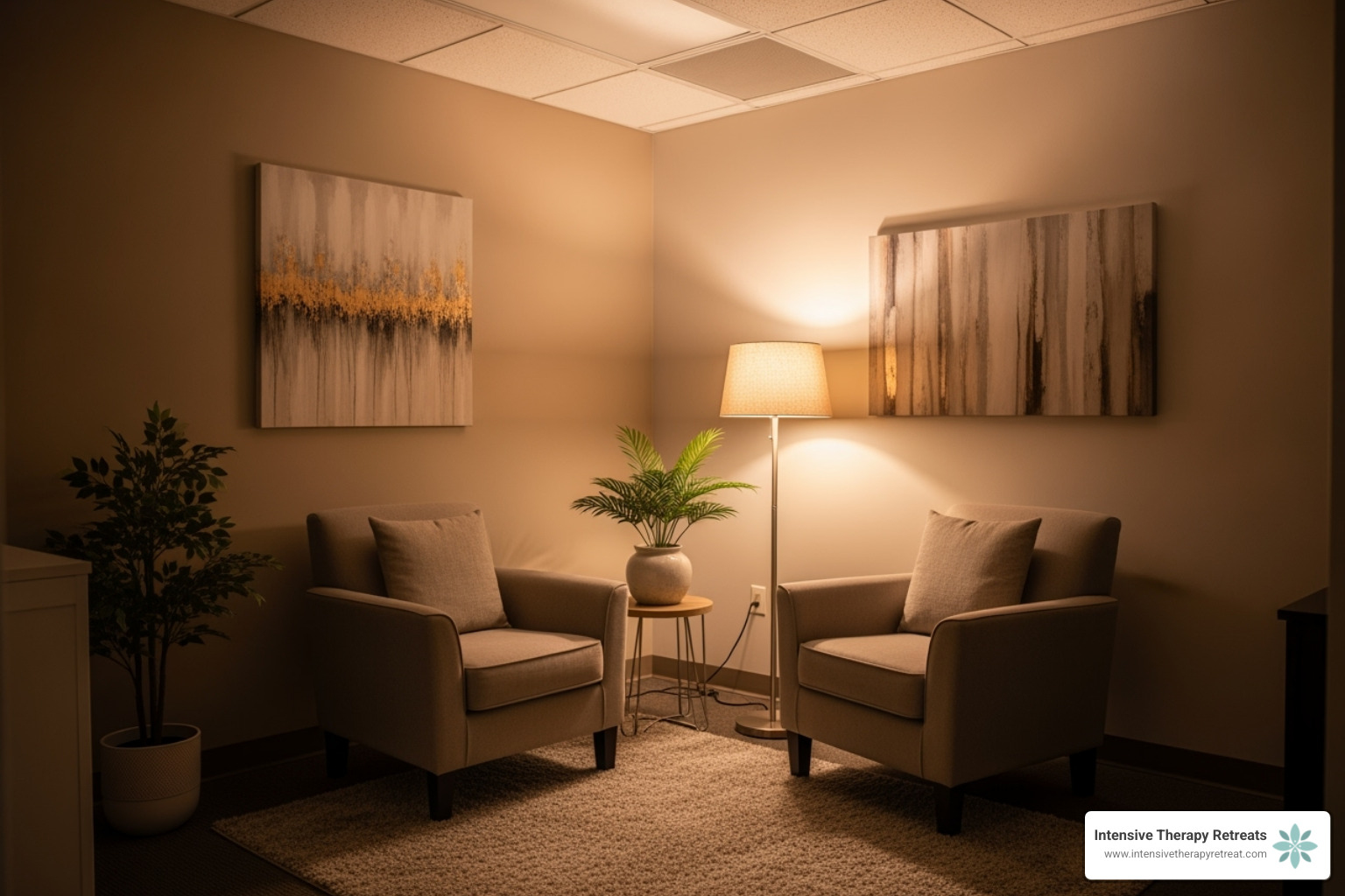 serene therapy environment - trauma healing for women