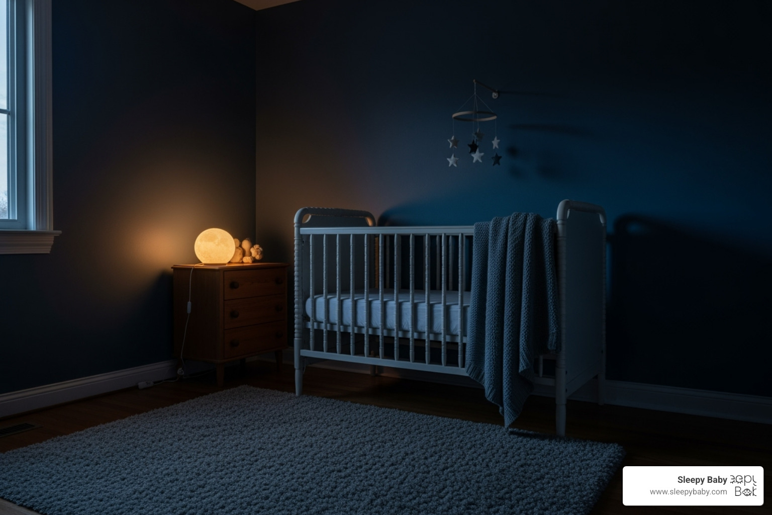 peaceful, dark nursery - help baby nap longer
