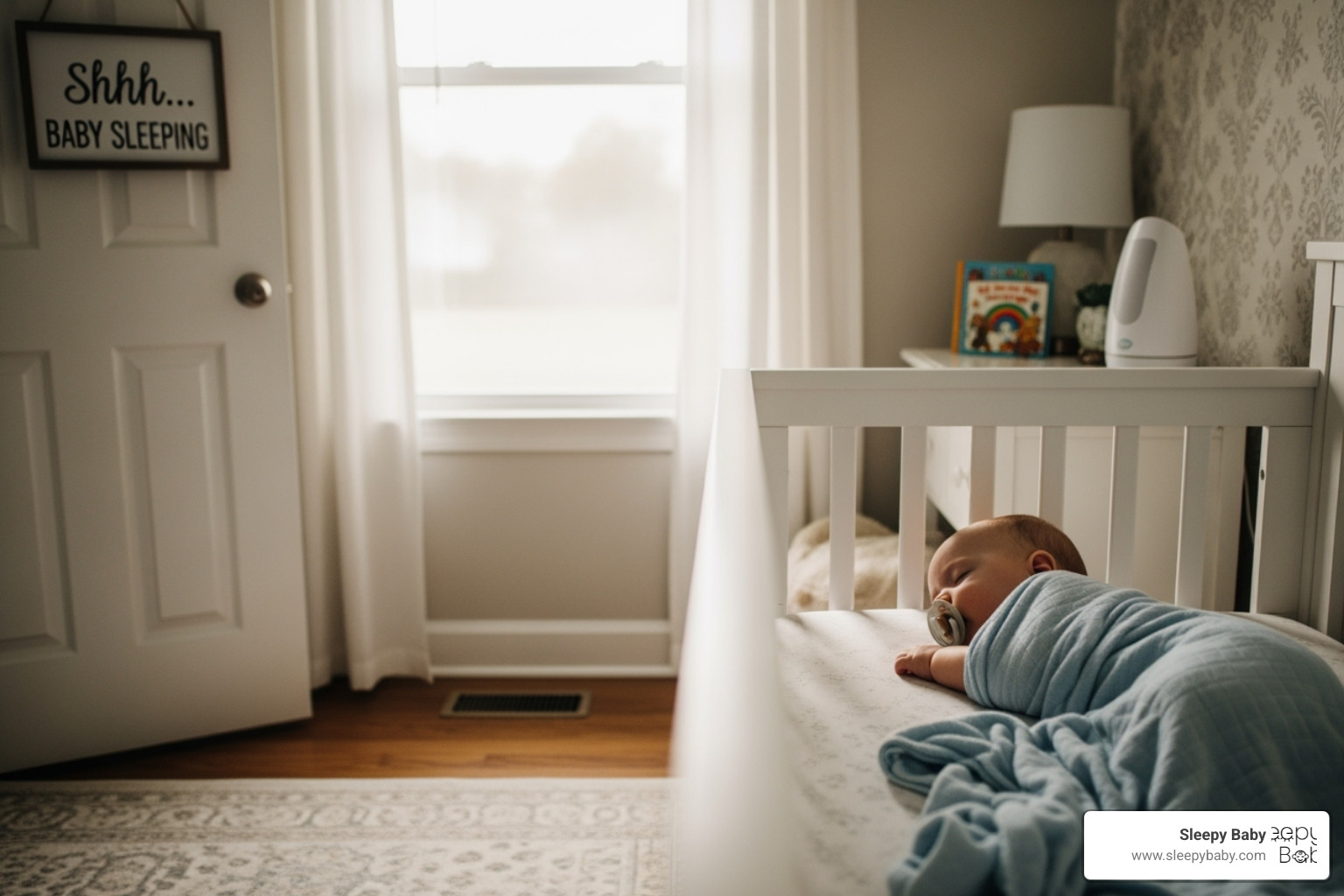 relaxed parent enjoying coffee while baby naps - help baby nap longer