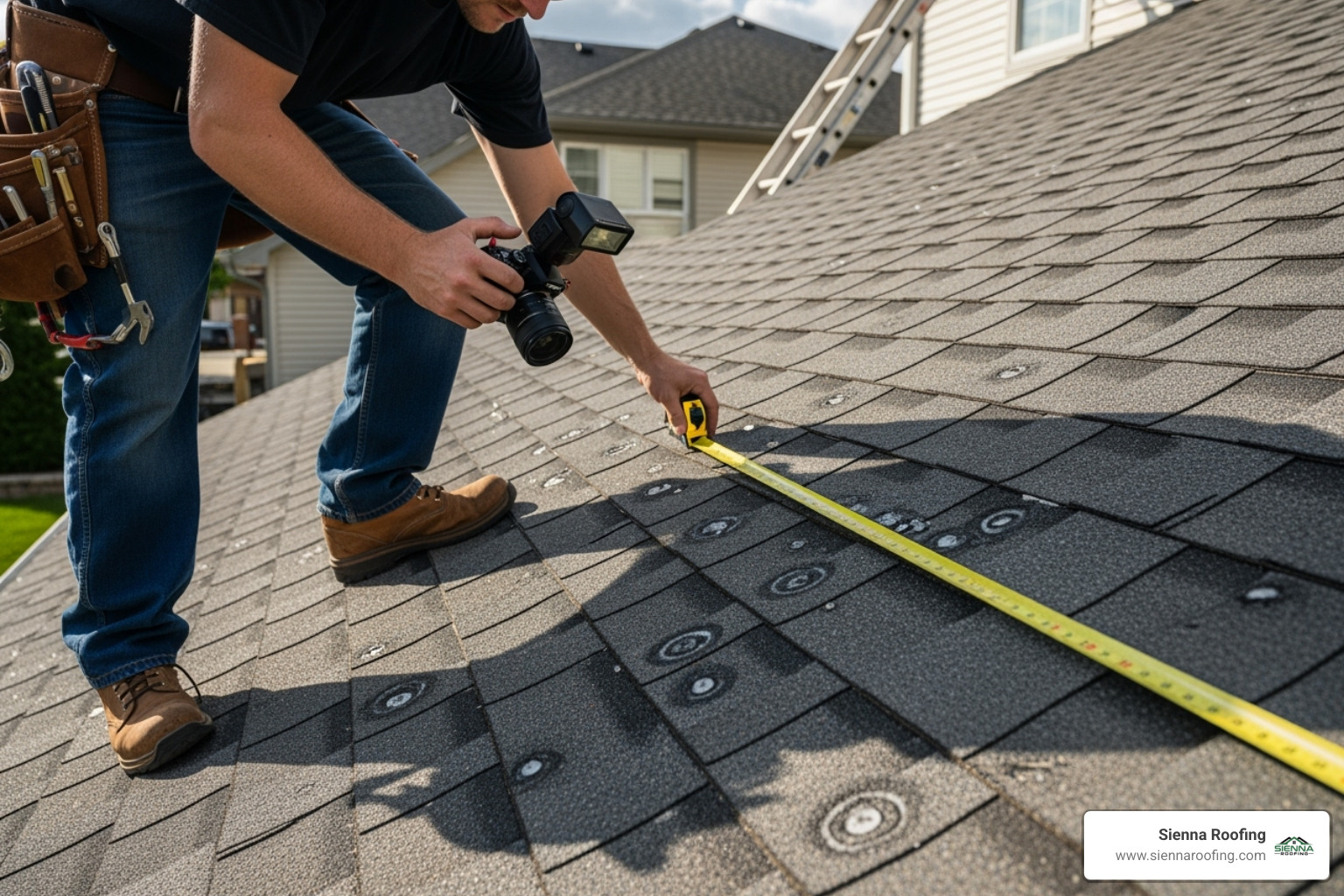 roof inspection - how to tell if roof needs repair from hail damage