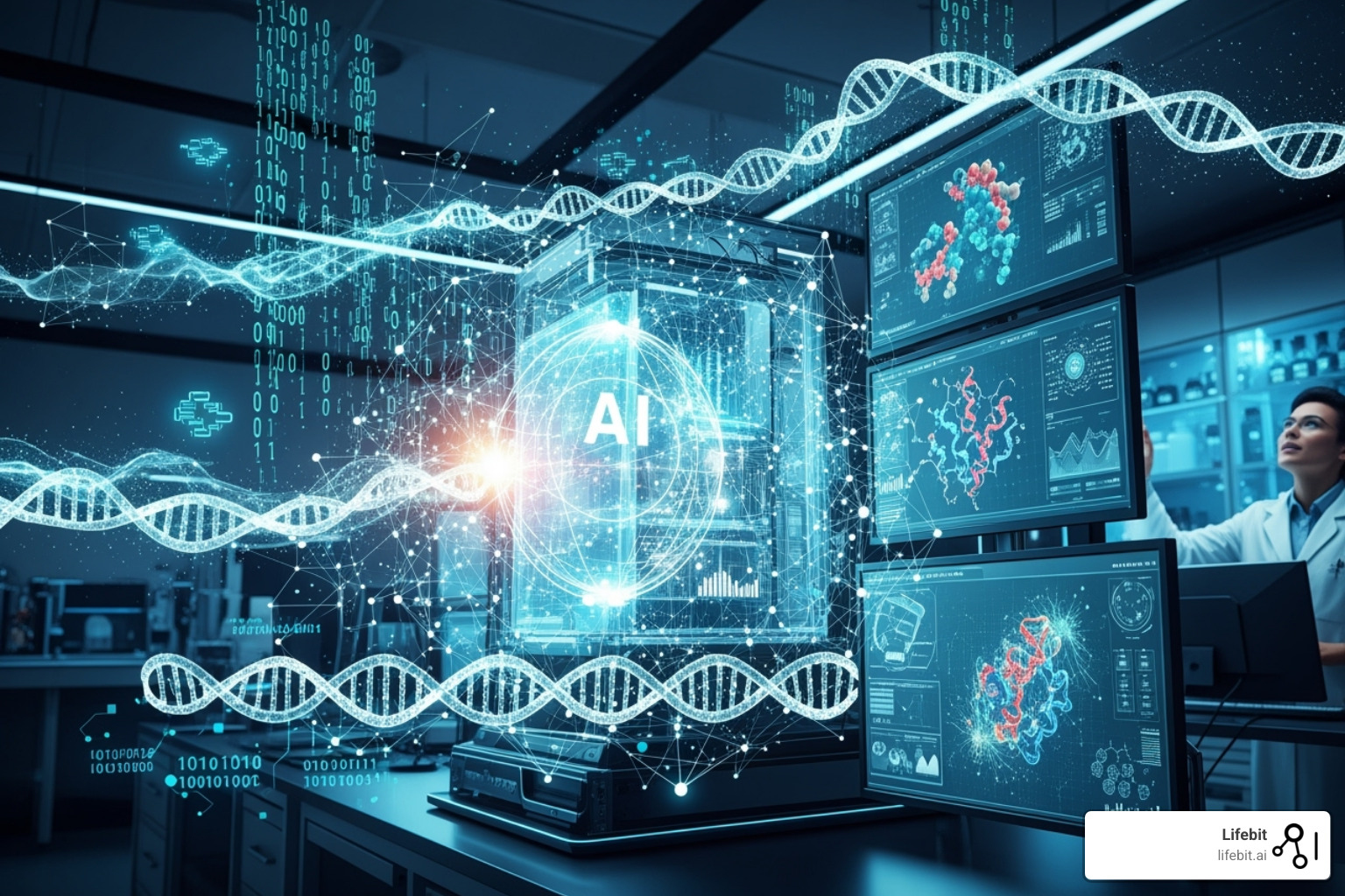 AI processing genomic clinical data - current systems and technology in clinical trials