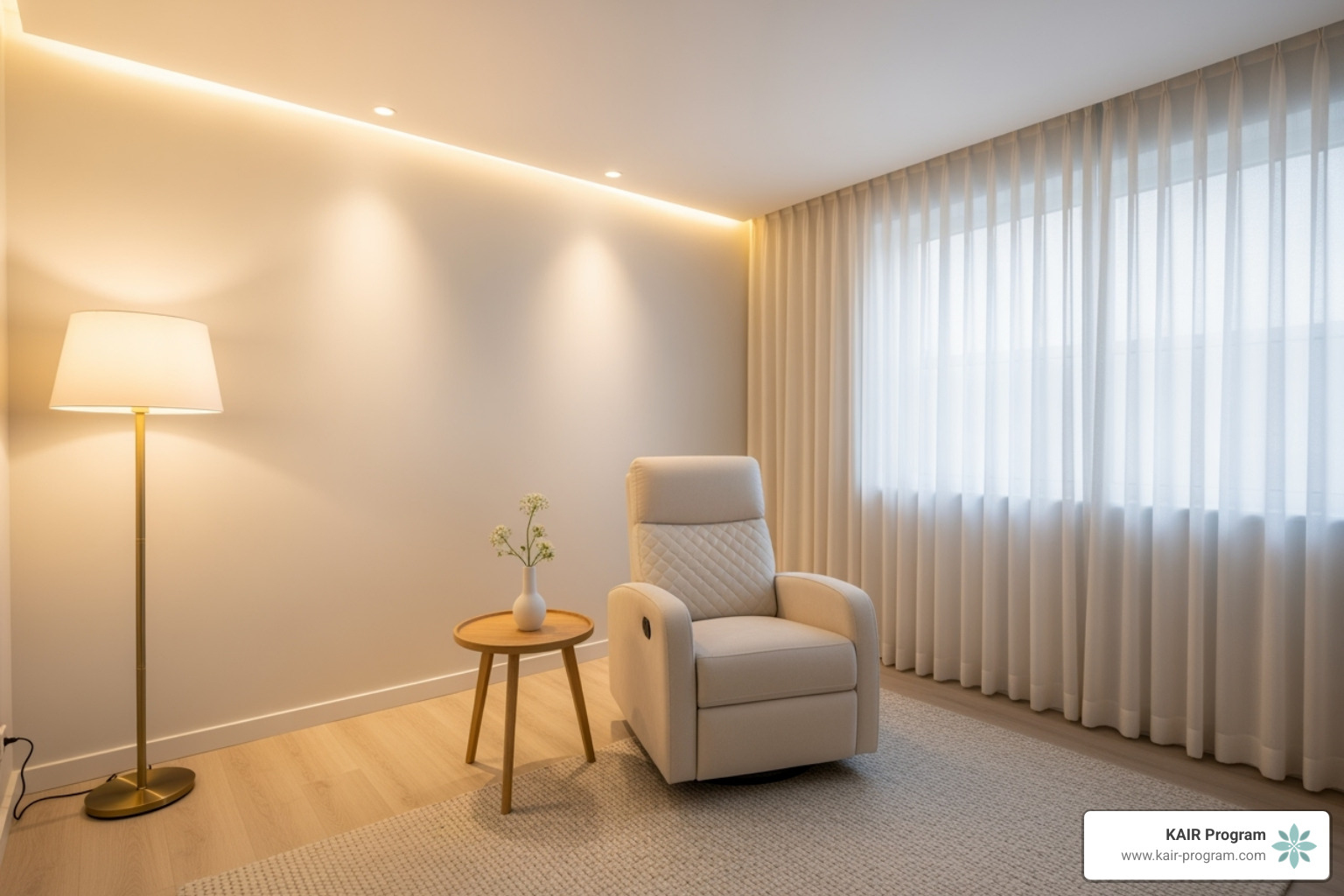 calm, comfortable, and professional clinic treatment room - ketamine for resistant depression