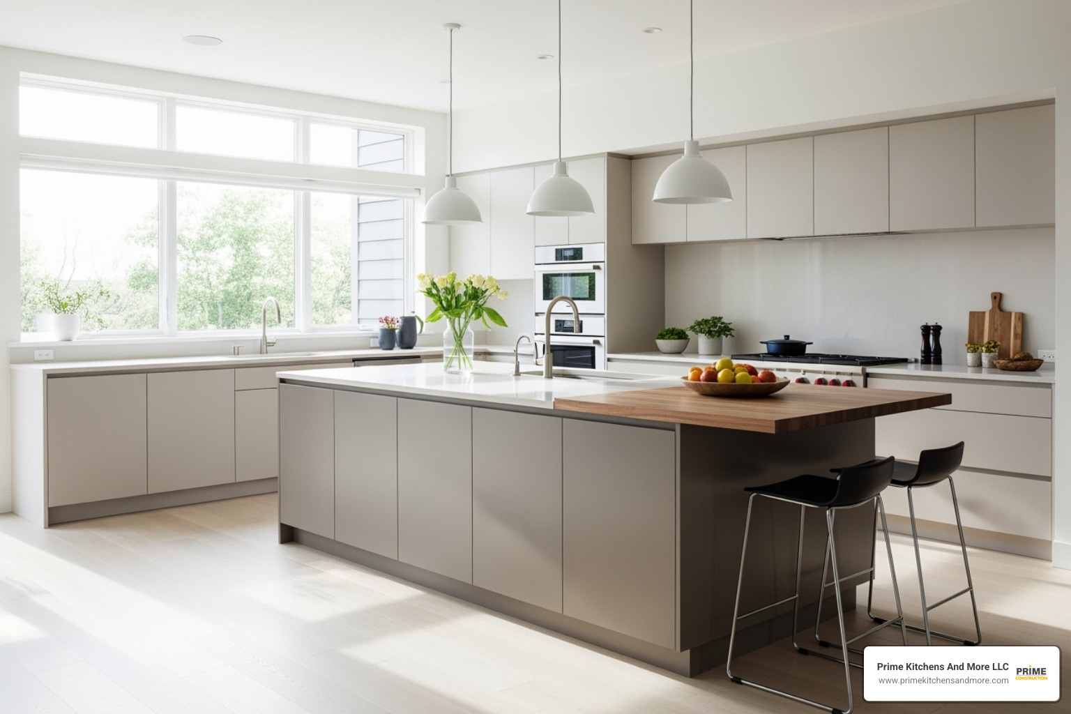 stunning, bright kitchen with an island, recently remodeled - best home remodeling orlando fl