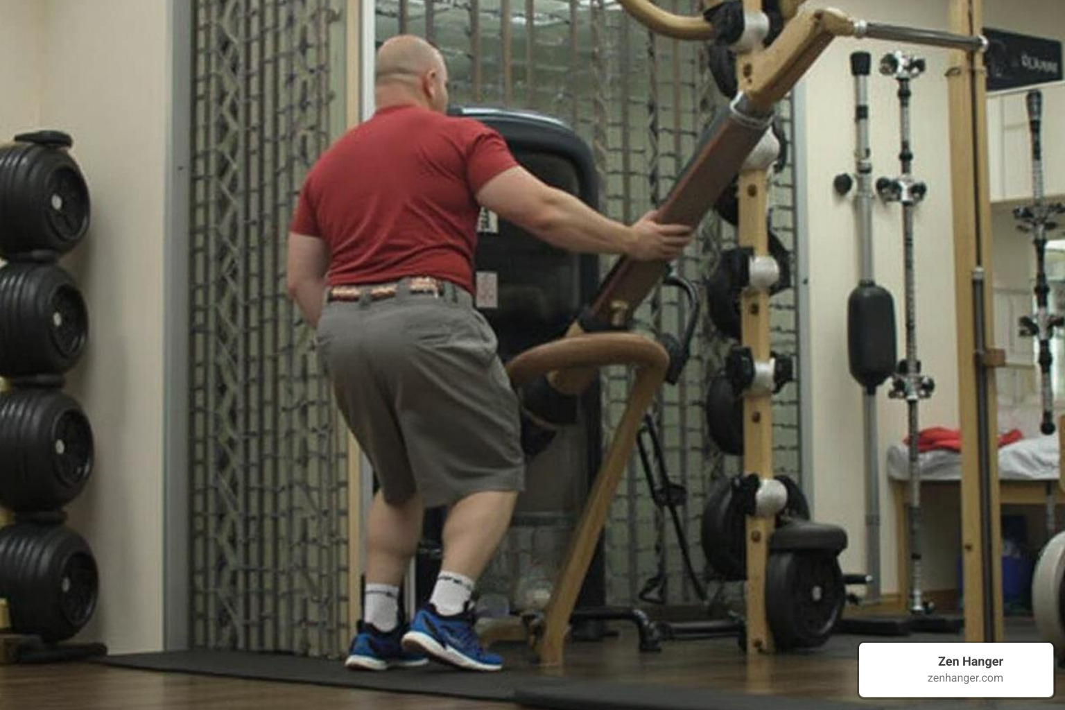 Illustrating potential injuries like bruising or nerve damage - cock stretching weights