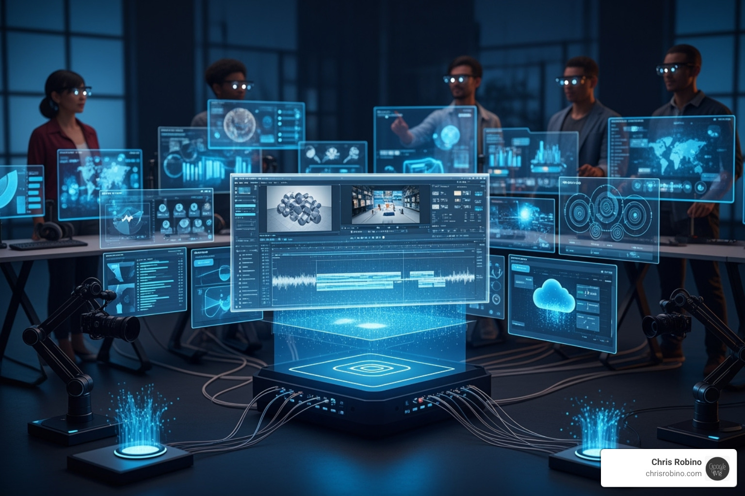 live sports event with on-screen AR stats - advanced tech solutions for media projects