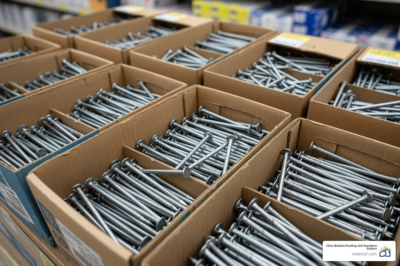 boxes of roofing nails - can you use roofing nails for cedar shakes