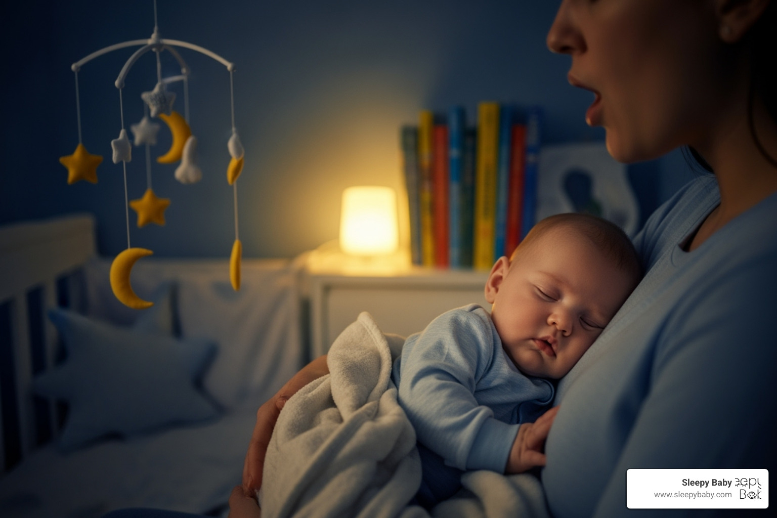 A parent giving a baby a gentle massage after a bath - best baby bedtime routine