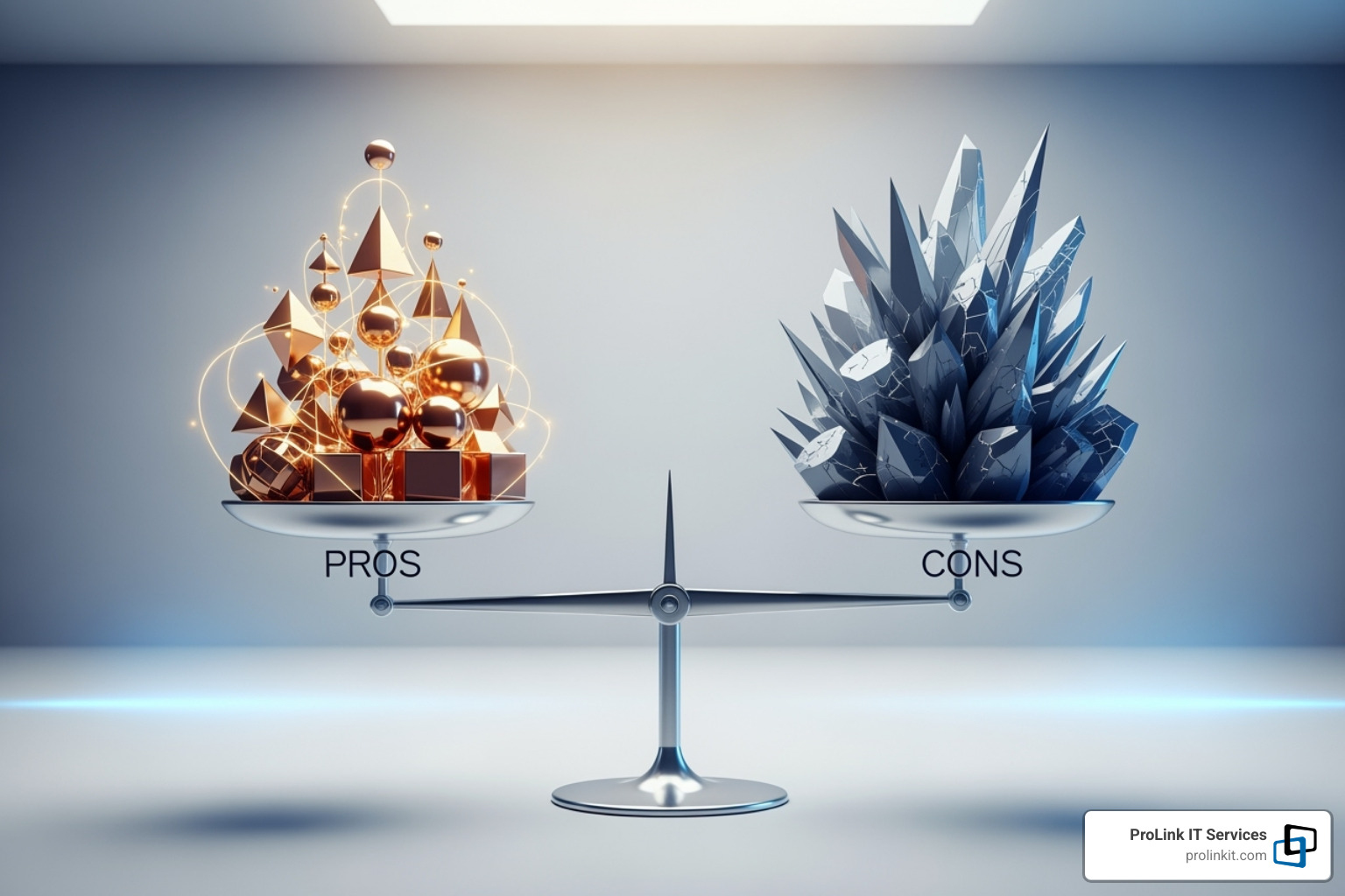 A scale balancing pros and cons of managed cloud services - managed cloud services