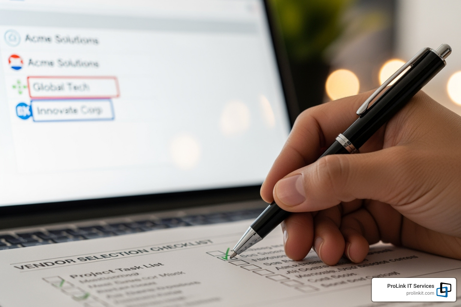 A checklist for vendor selection - managed cloud services