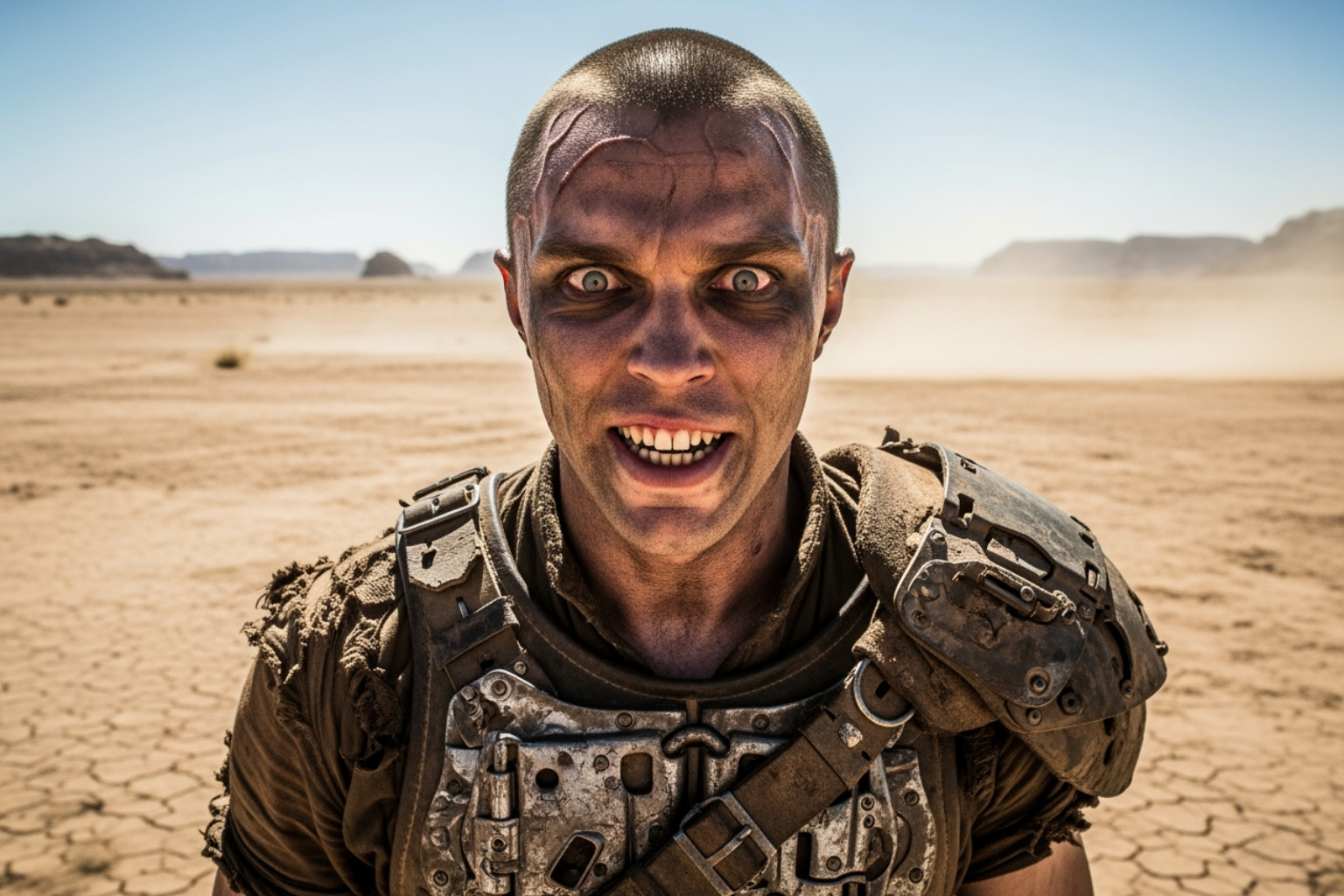 Nicholas Hoult as Nux in 'Mad Max: Fury Road' -  nicholas hoult