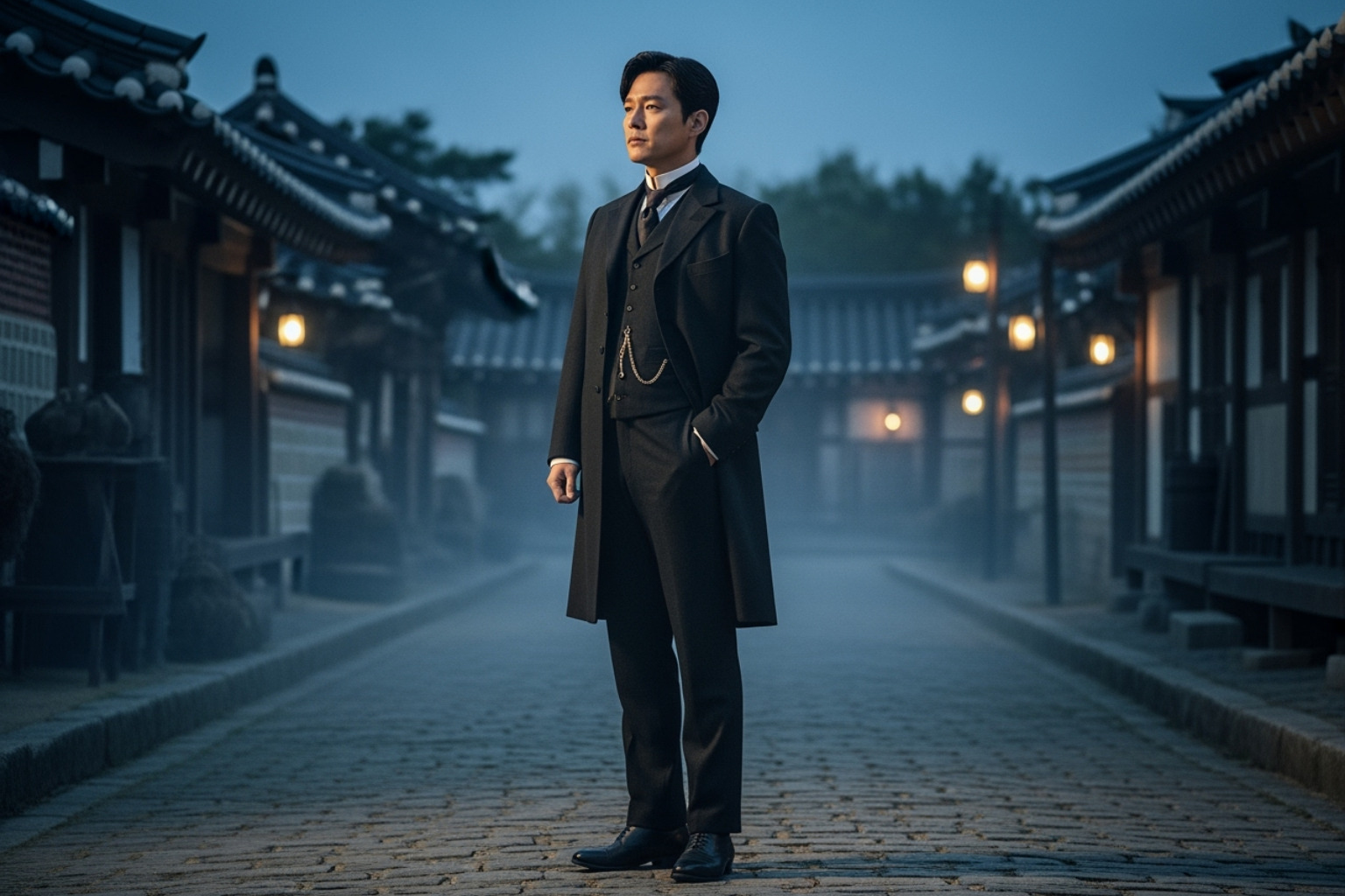 Lee Byung-hun in his role as Eugene Choi in 'Mr. Sunshine', a defining K-drama. - lee byung-hun
