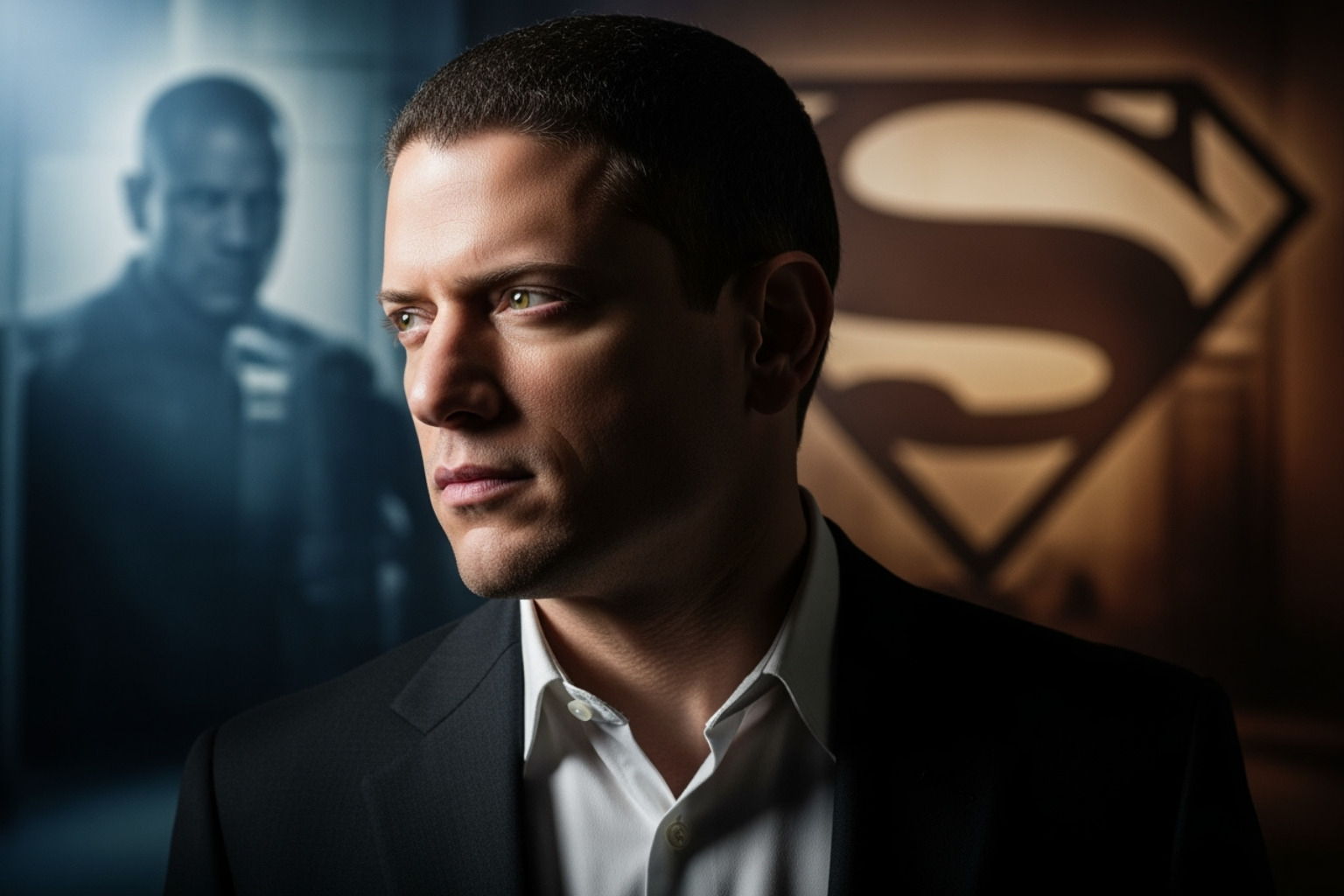 Wentworth Miller as Michael Scofield with the iconic tattoos - wentworth miller movies and tv shows