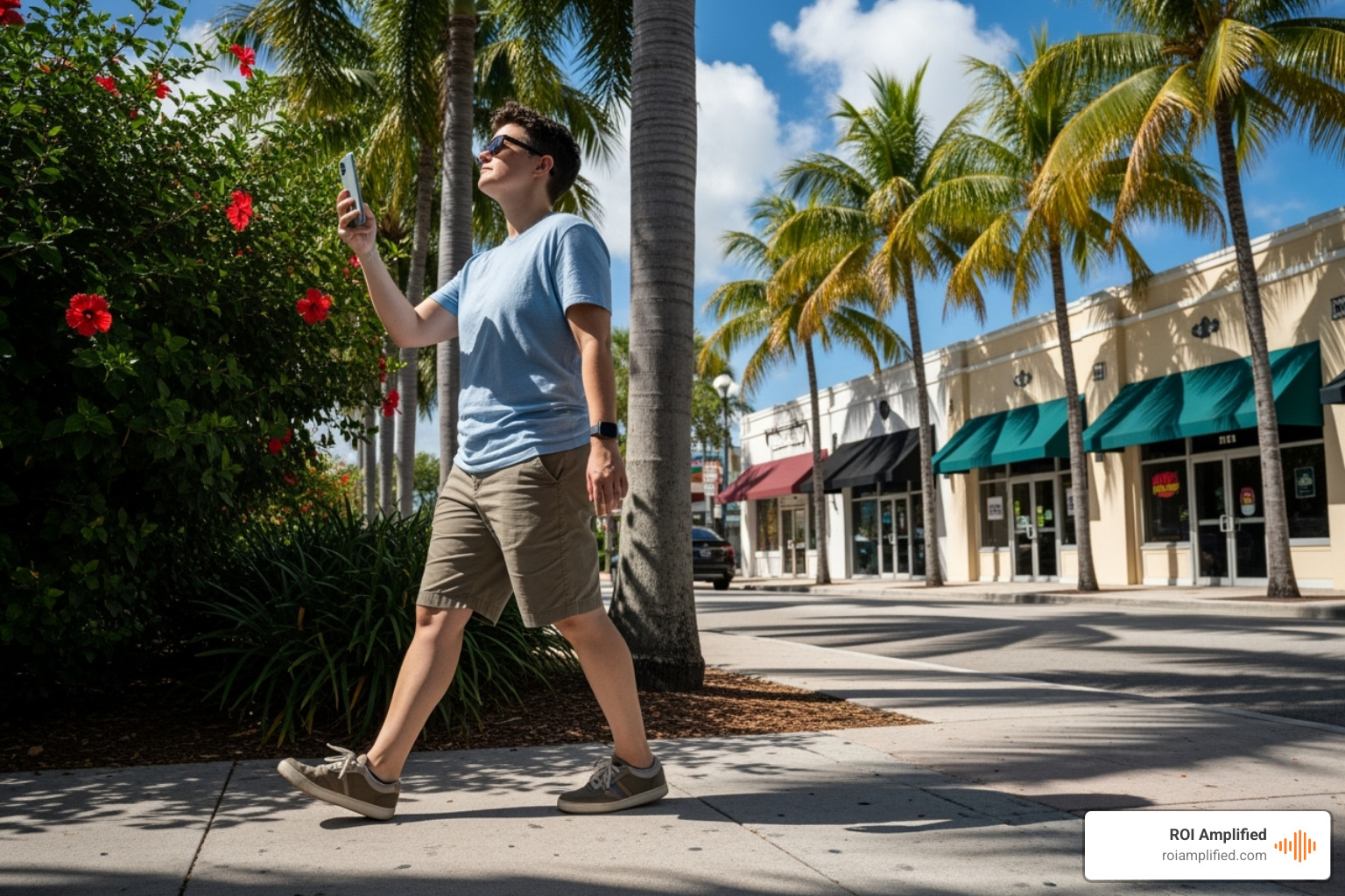 Customer finding a local business on smartphone - search engine optimization company florida Customer finding a local business on smartphone - search engine optimization company florida