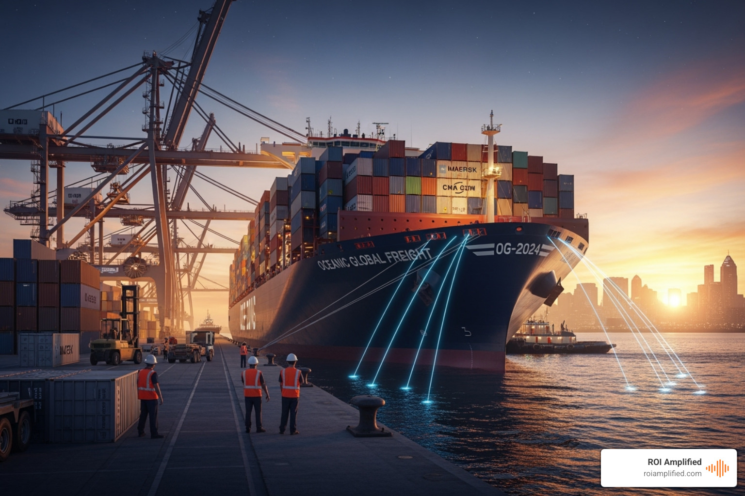World map with shipping lanes - what is AEO