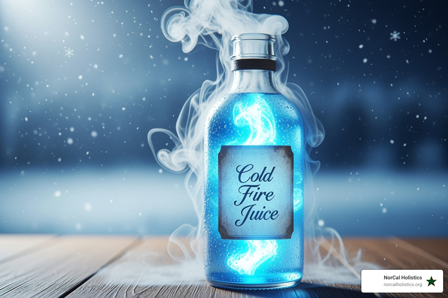 several different ColdFire Juice strain packages lined up - cold fire juice