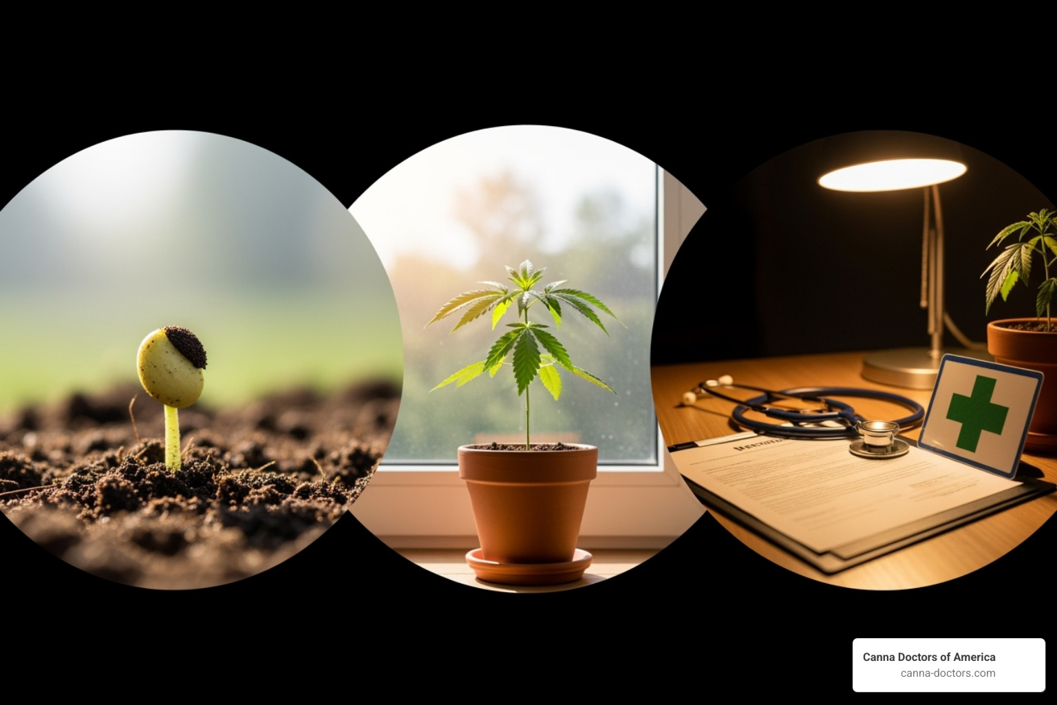 simple 3-step flowchart for getting a medical card - medical marijuana card Tampa