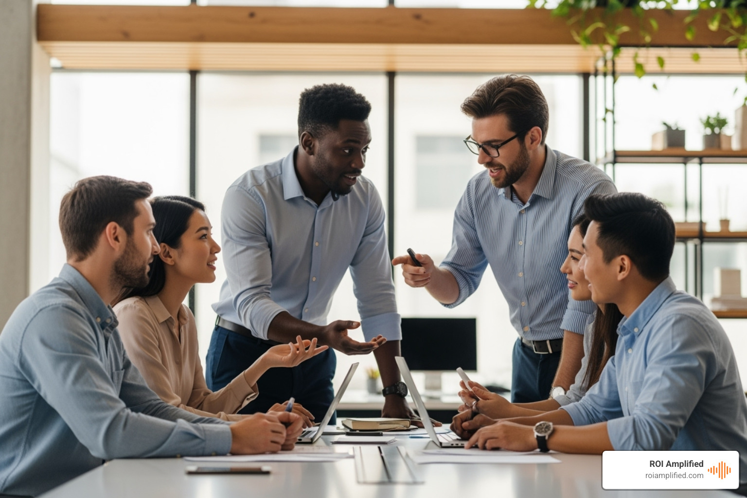 A diverse team of marketers brainstorming new strategies in an innovative office space - Digital Marketing 2026 A diverse team of marketers brainstorming new strategies in an innovative office space - Digital Marketing 2026