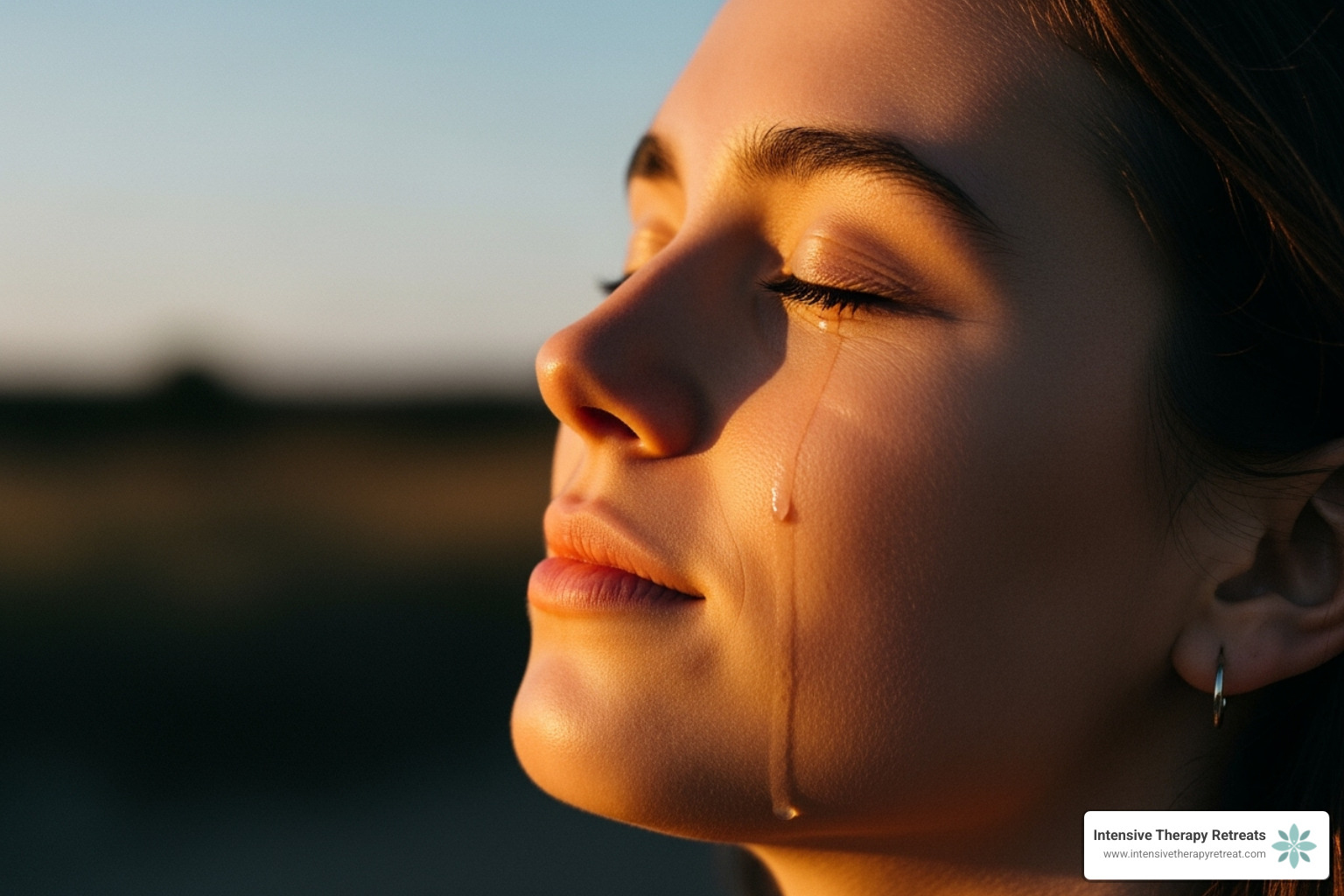 person looking relieved and hopeful - trauma therapy sessions