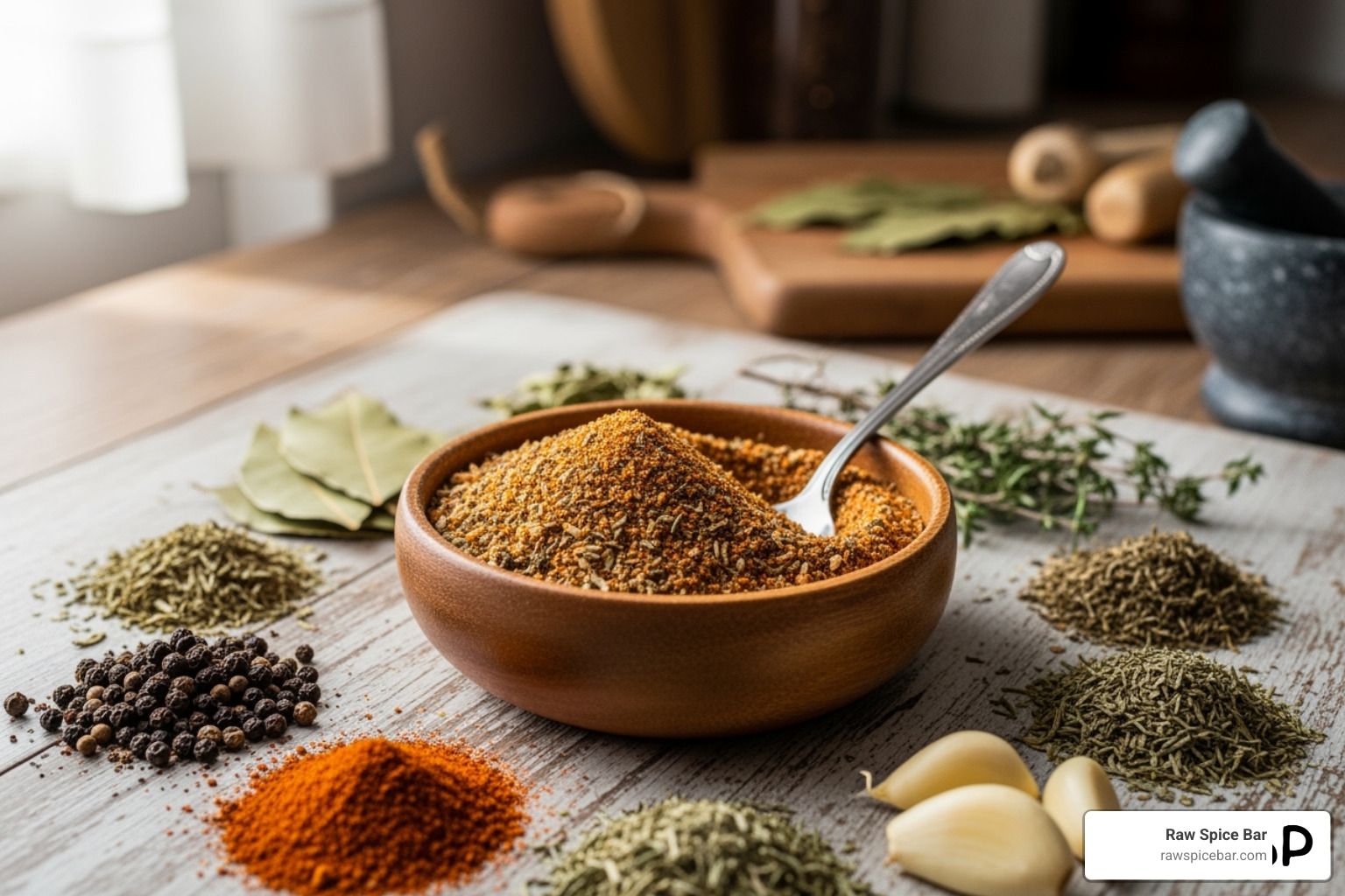 variety of Raw Spice Bar spice blends - best poultry seasoning substitute