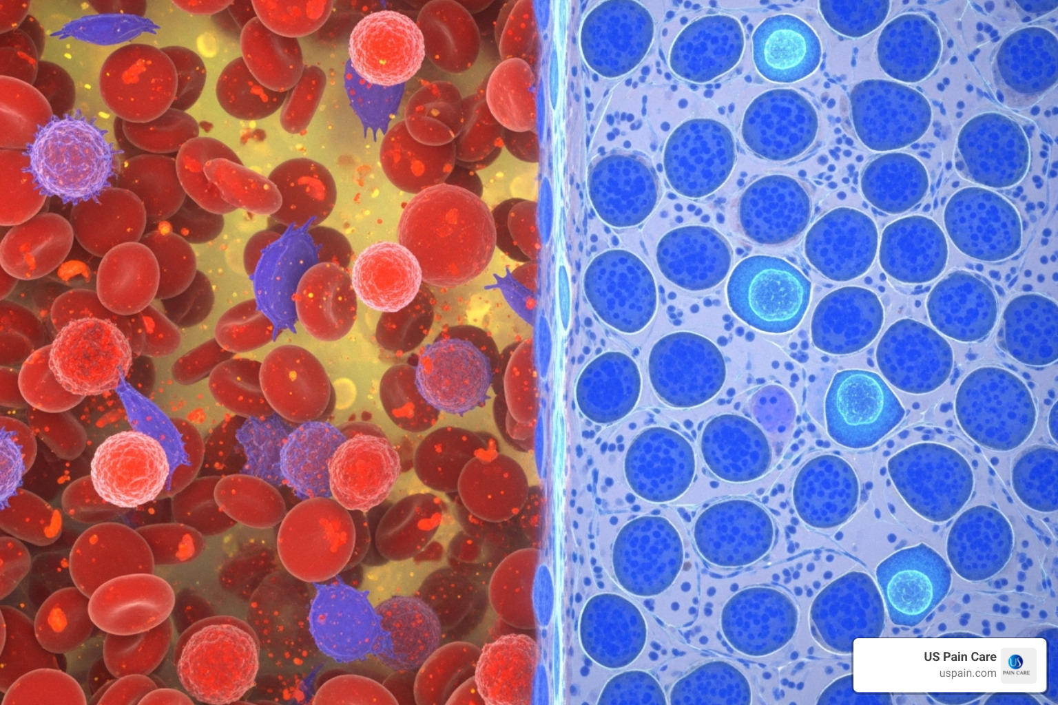 illustrating the difference between a pro-inflammatory and anti-inflammatory cell response - nutritional guidance for pain
