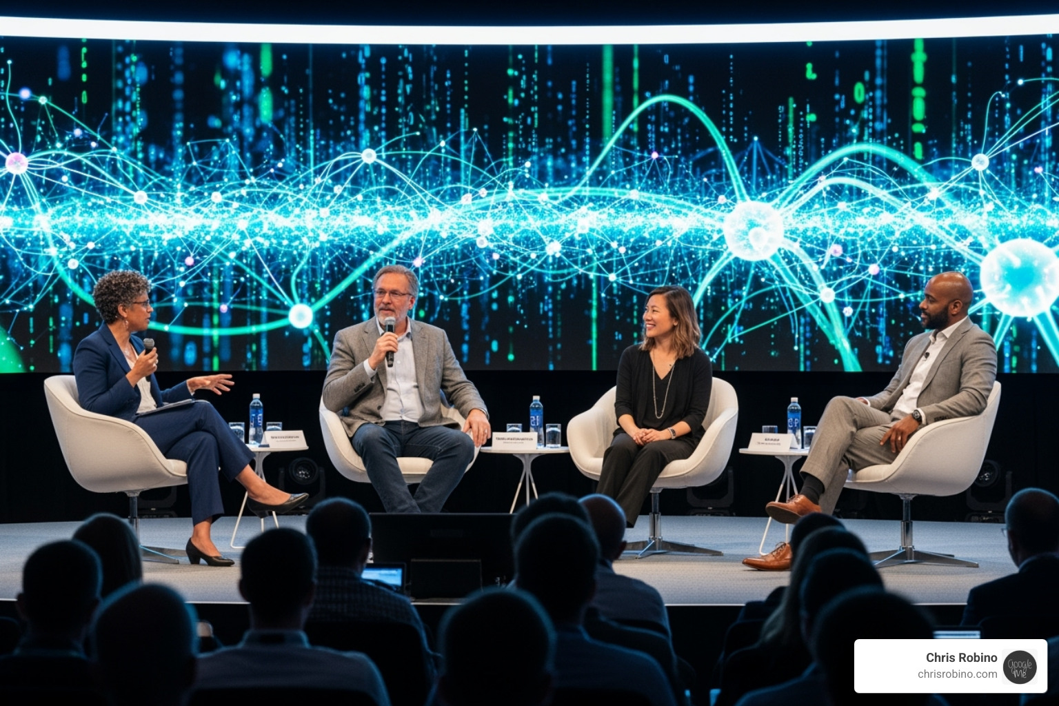 panel discussion on AI in media - media industry networking events