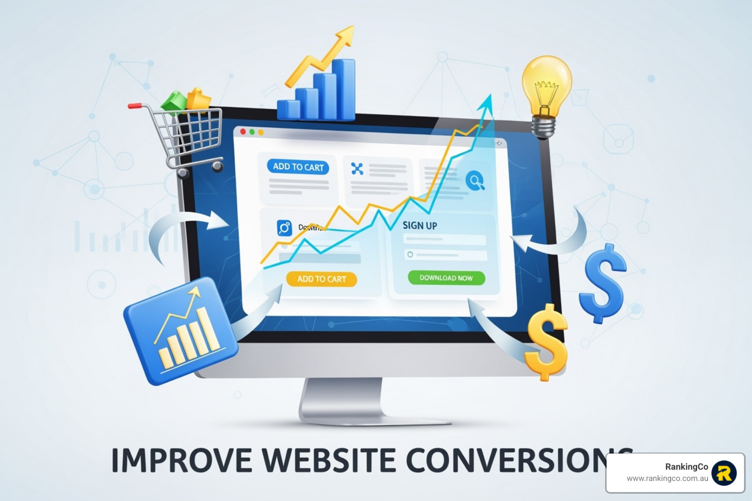 high-converting landing page design - Improve website conversions