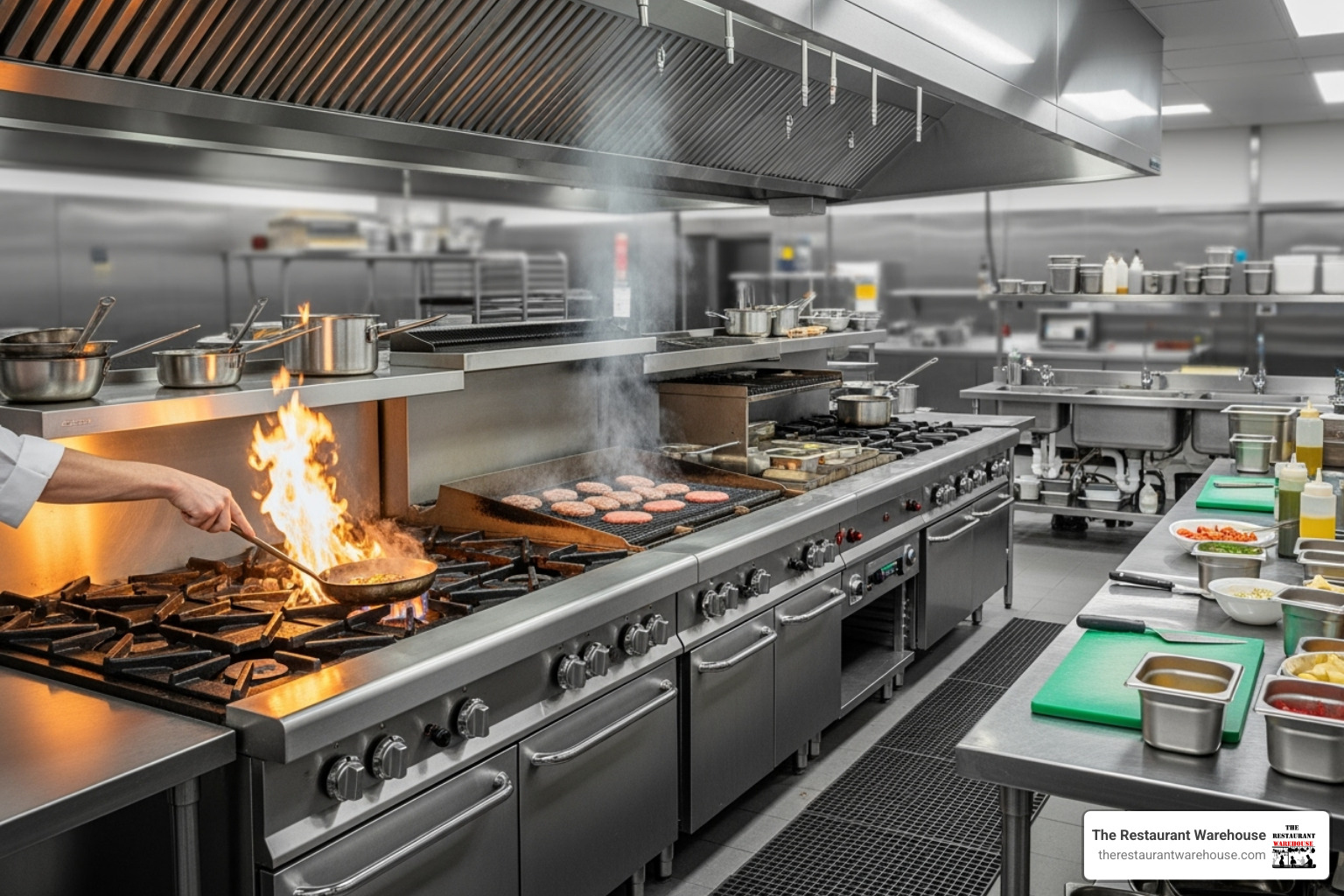 Commercial cooking line - commercial food service equipment Commercial cooking line - commercial food service equipment