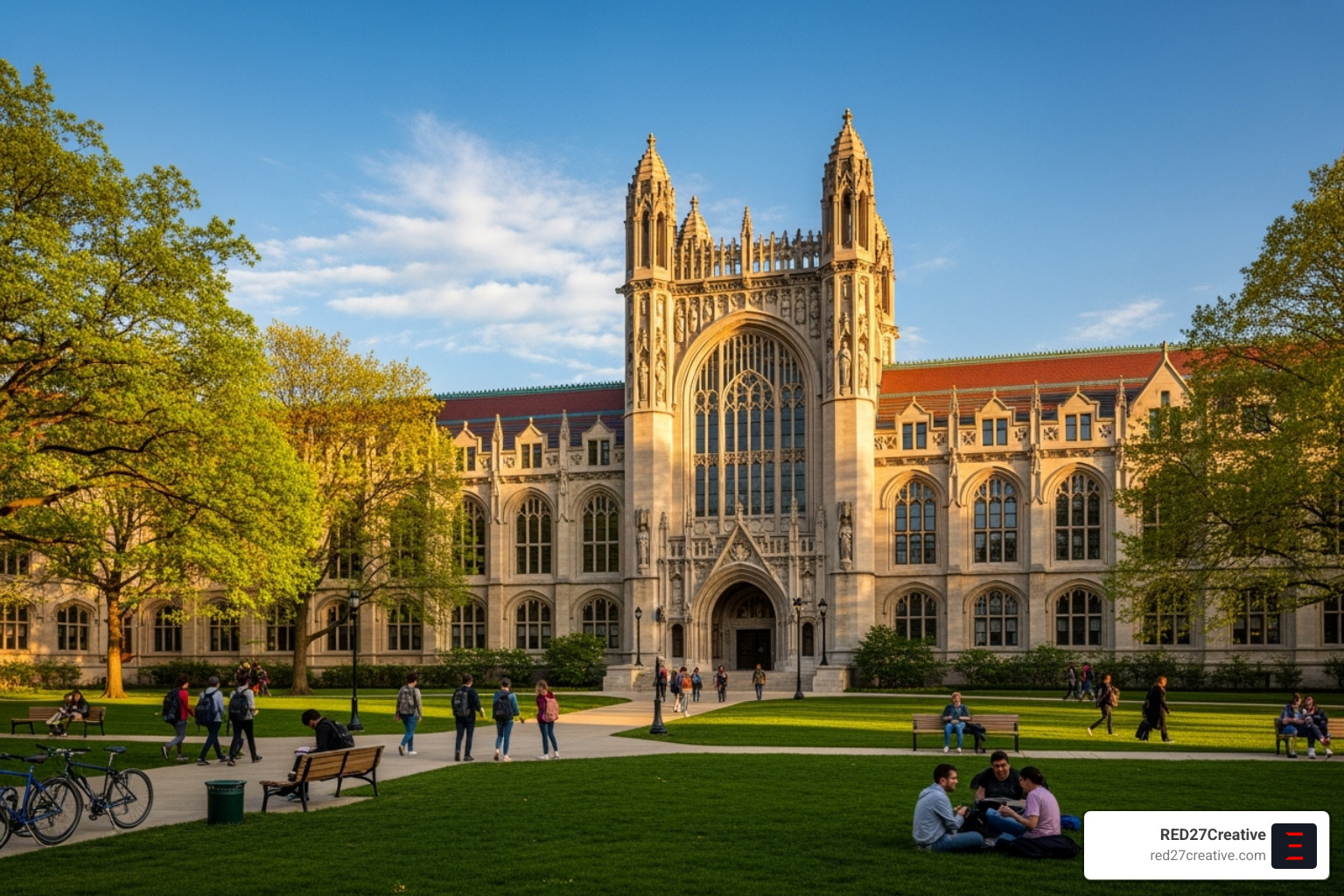 A prominent Chicago university campus, such as the University of Chicago, symbolizing academic support for businesses - small business consulting chicago A prominent Chicago university campus, such as the University of Chicago, symbolizing academic support for businesses - small business consulting chicago