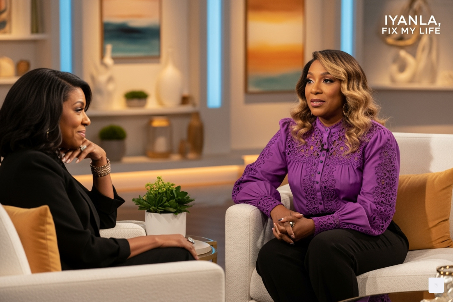 Maia Campbell on Iyanla, Fix My Life - maia campbell